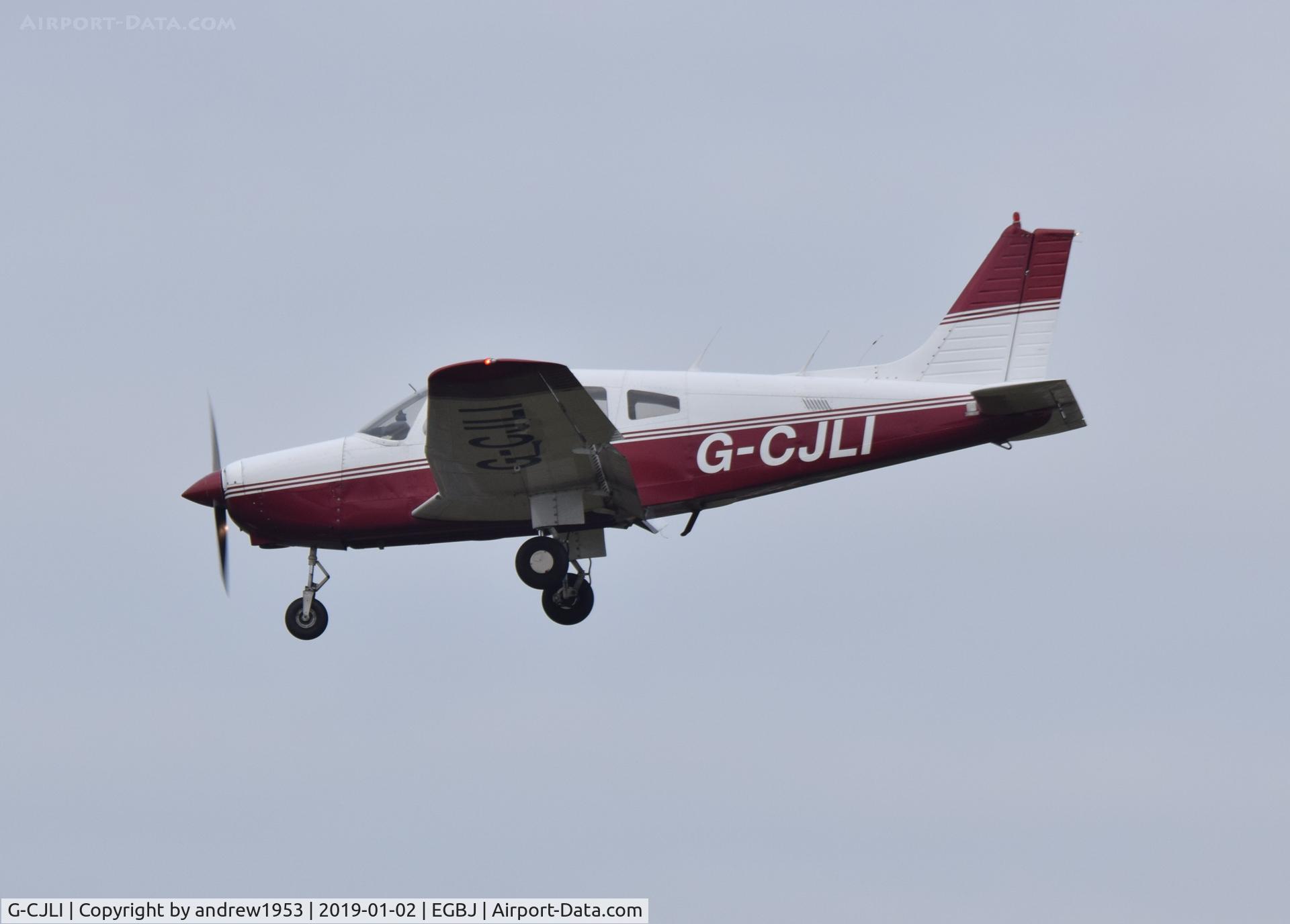 G-CJLI, 1982 Piper PA-28-161 Cherokee Warrior II C/N 28-8216137, G-CJLI at Gloucestershire Airport.