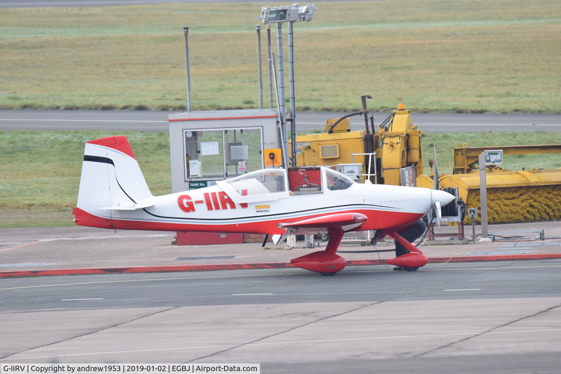 G-IIRV, 2011 Vans RV-7A C/N LAA 323-15074, G-IIRV at Gloucestershire Airport.