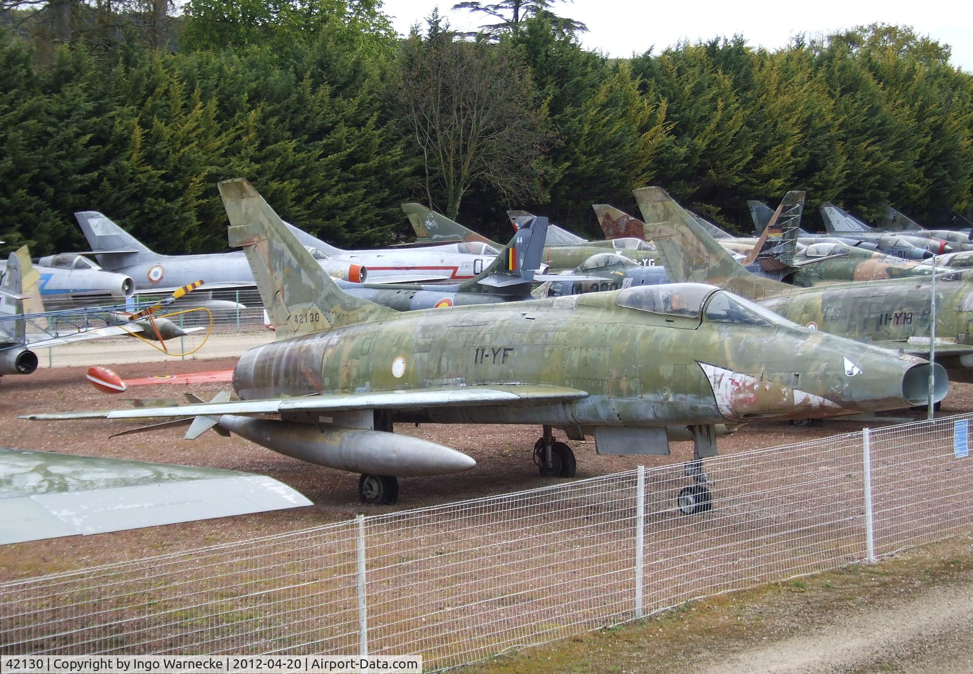 42130, 1954 North American F-100D Super Sabre C/N 223-10, North American F-100D Super Sabre at the Musee de l'Aviation du Chateau, Savigny-les-Beaune