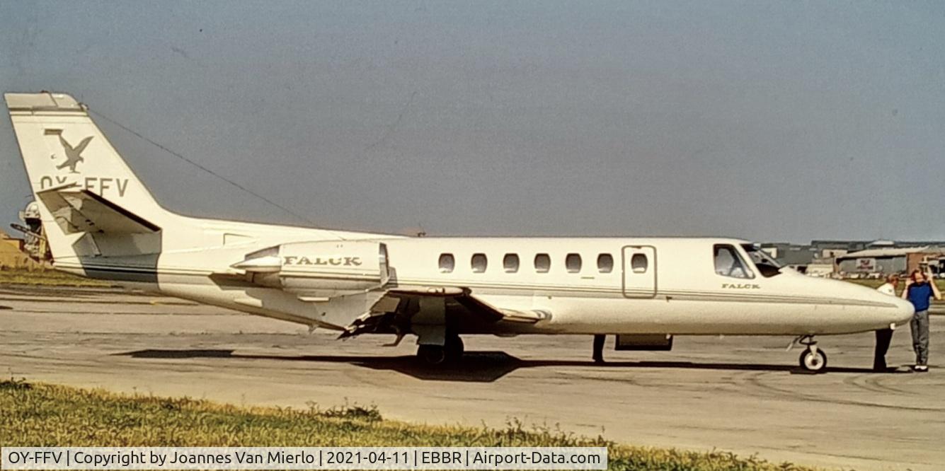 OY-FFV, 1991 Cessna 560 Citation V C/N 560-0138, scan from slide