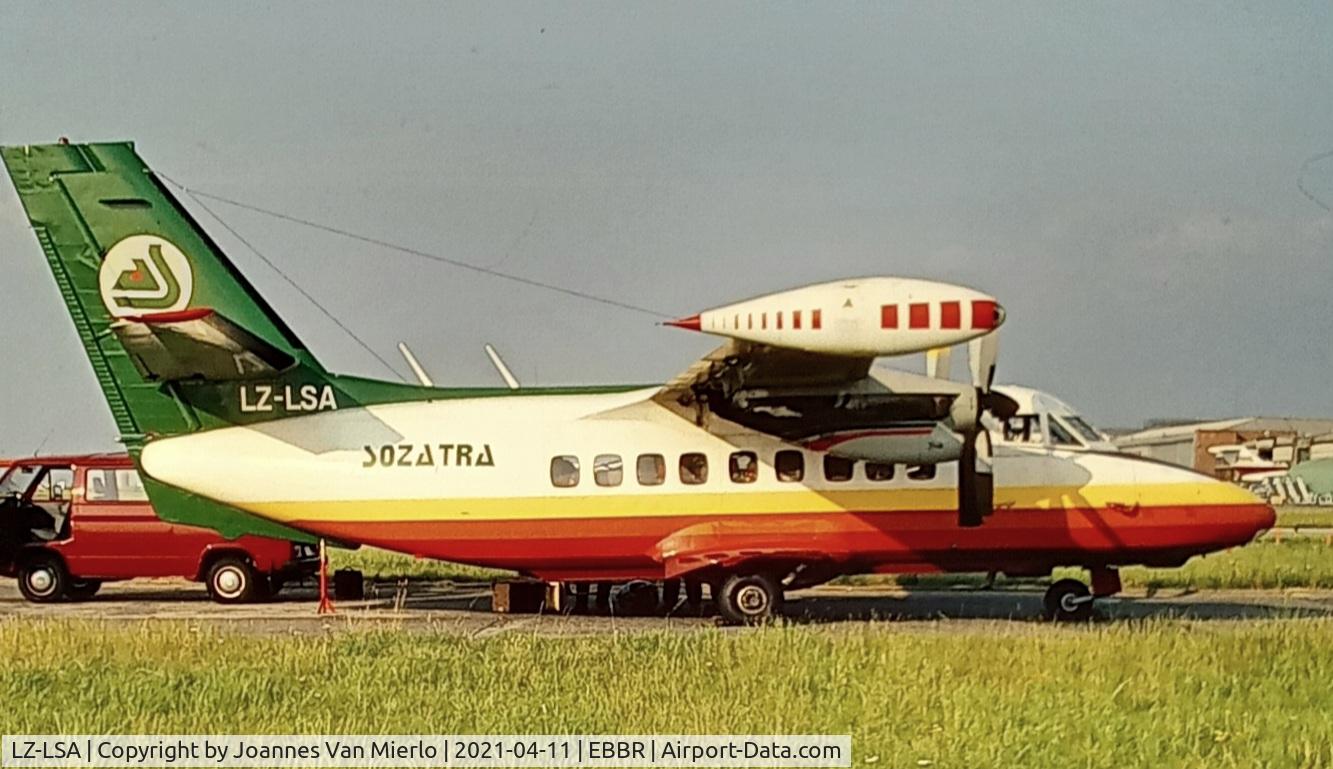 LZ-LSA, 1986 LET L-410UVP Turbolet C/N 861801, scan from slide