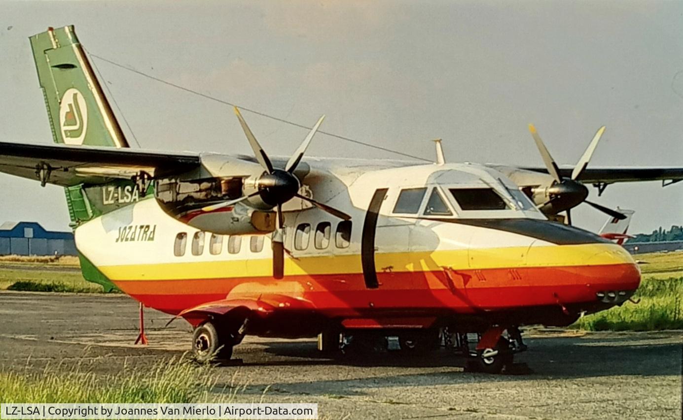 LZ-LSA, 1986 LET L-410UVP Turbolet C/N 861801, scan from slide
