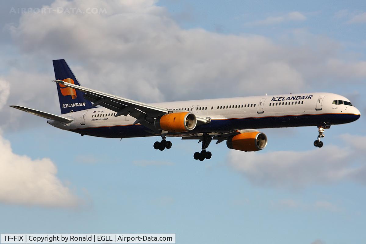TF-FIX, 2002 Boeing 757-308 C/N 29434, at lhr