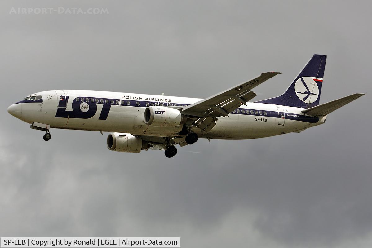 SP-LLB, 1993 Boeing 737-45D C/N 27156/2492, at lhr