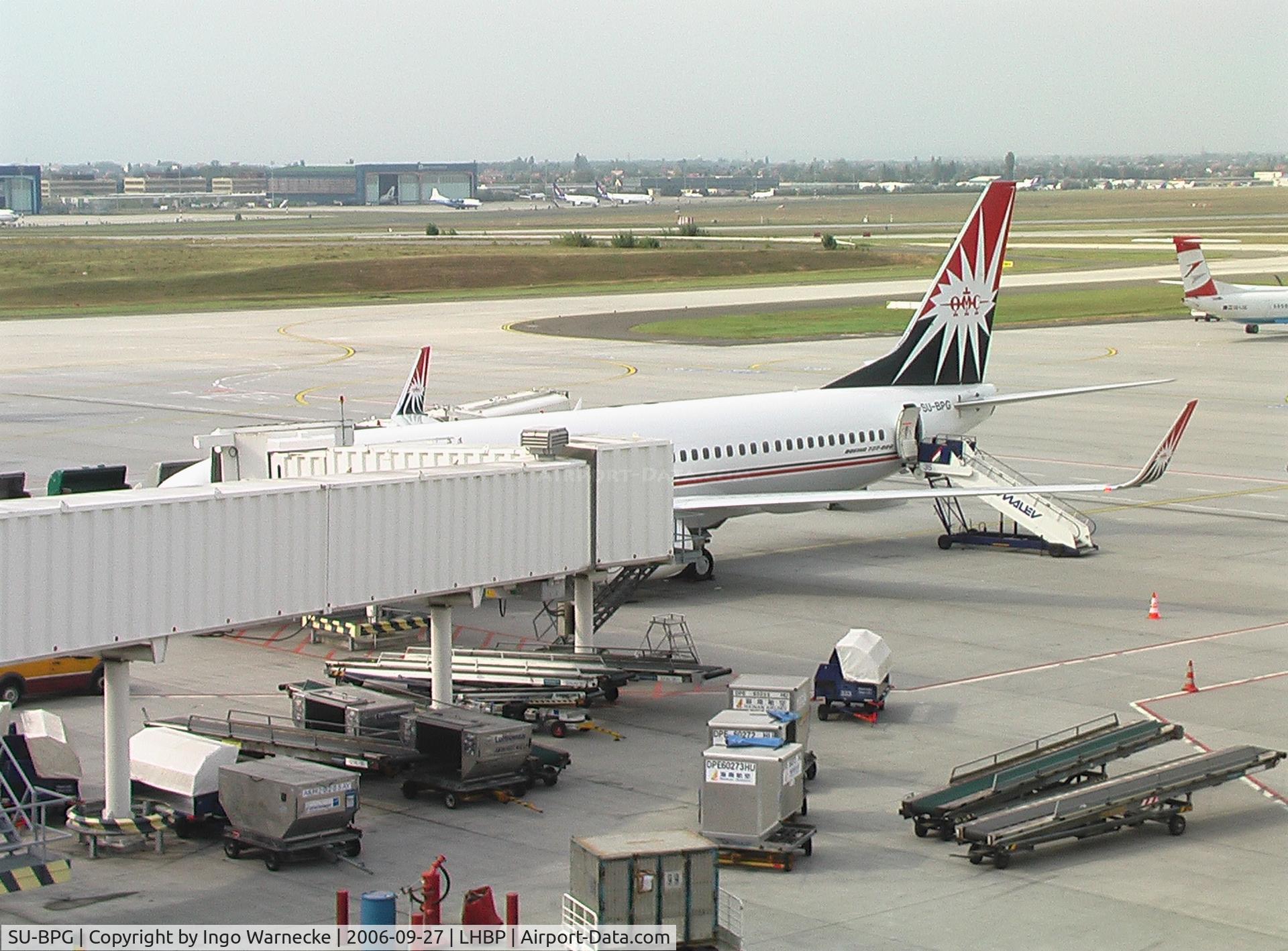 SU-BPG, 2006 Boeing 737-86N C/N 32669, Boeing 737-86N of AMC Airlines at Ferihegy airport, Budapest