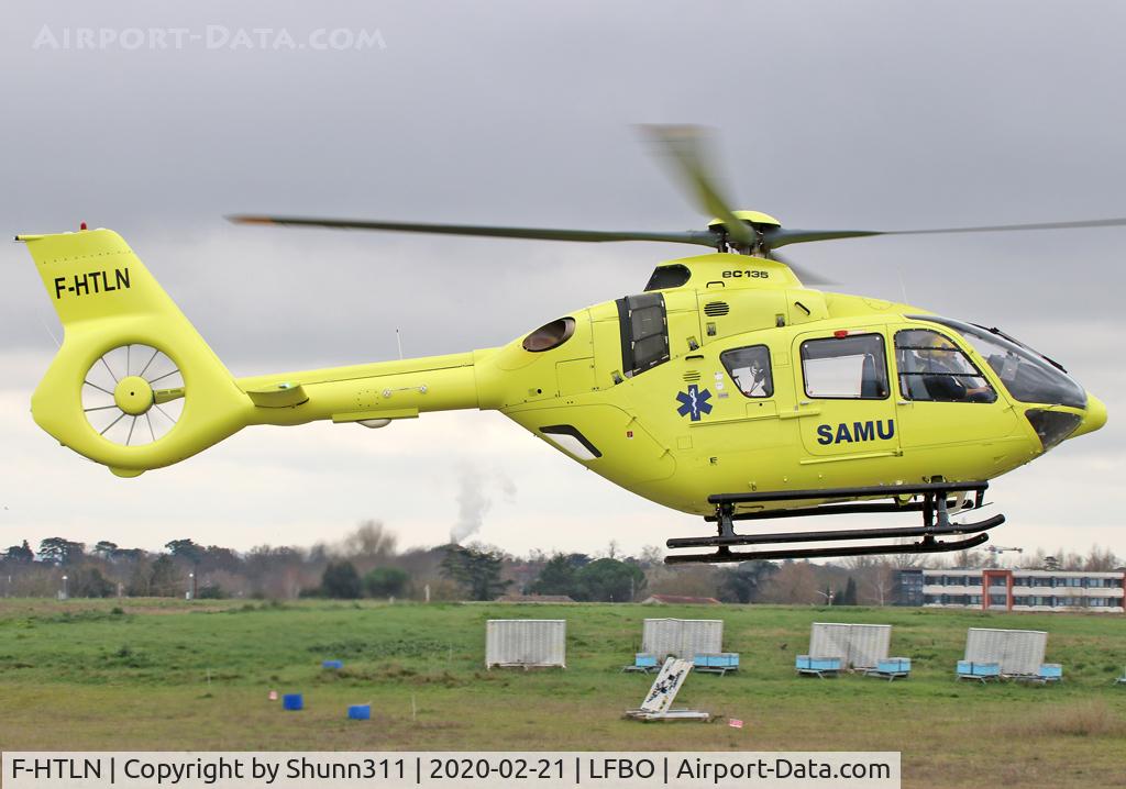 F-HTLN, 2009 Eurocopter EC-135T-2+ C/N 0810, Arriving for refuelling after medical use at the hospital near the airport...