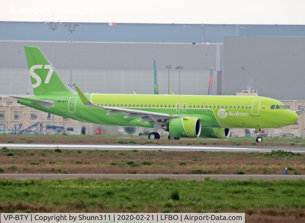 VP-BTY, 2020 Airbus A320-271N C/N 9502, Delivery day...