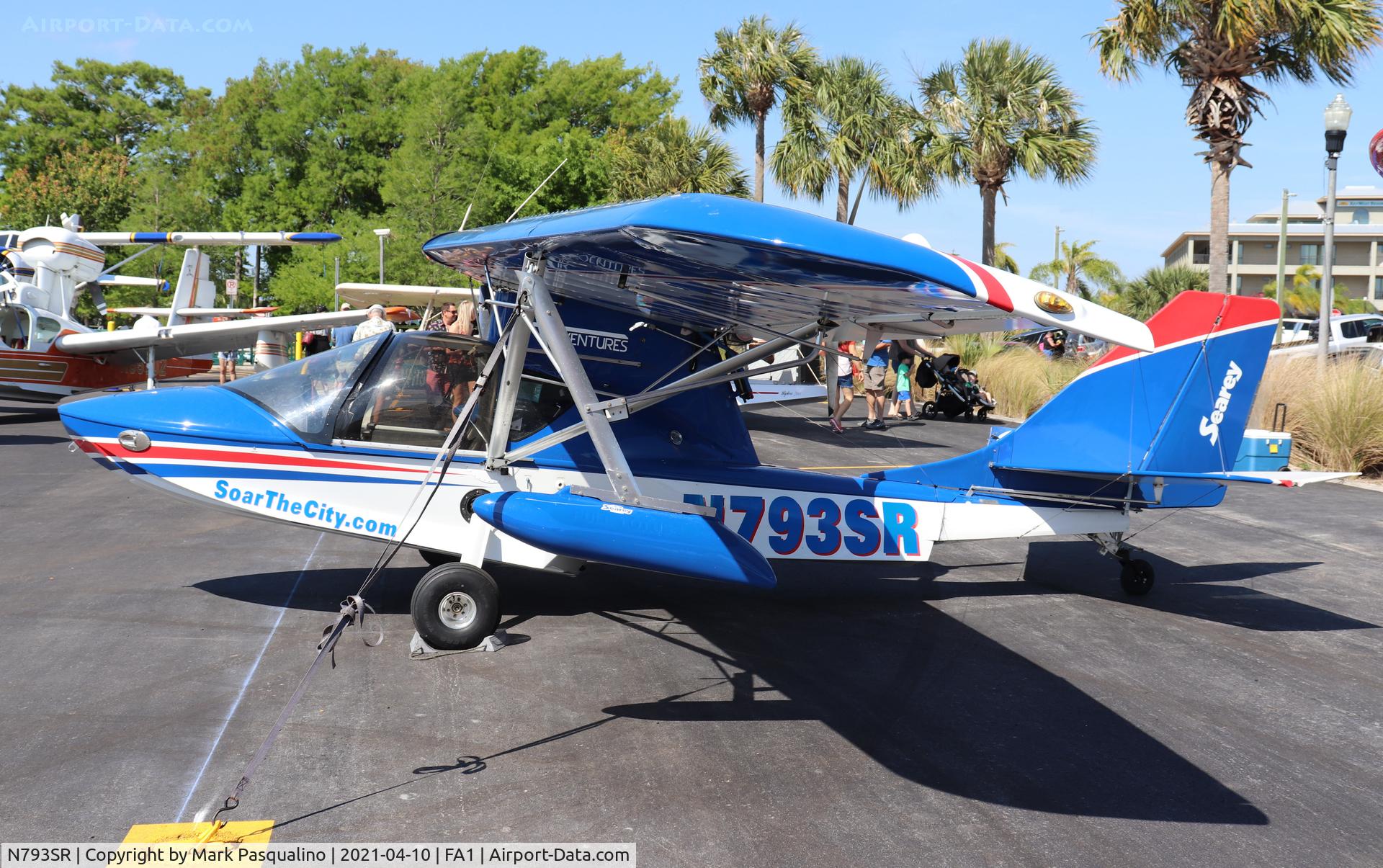 N793SR, 2016 Progressive Aerodyne Searey C/N 1058, Searey