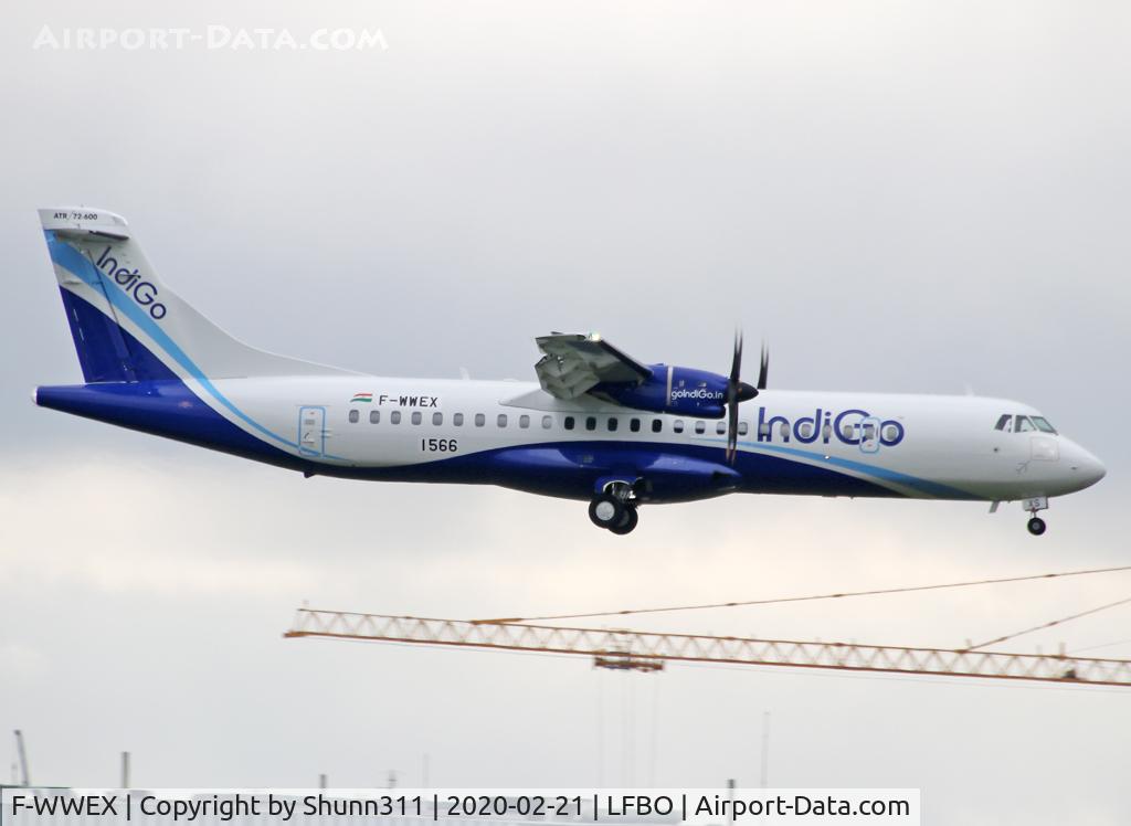 F-WWEX, 2019 ATR 72-600 C/N 1566, C/n 1566 - To be VT-ISX... Actually stored and not delivered...