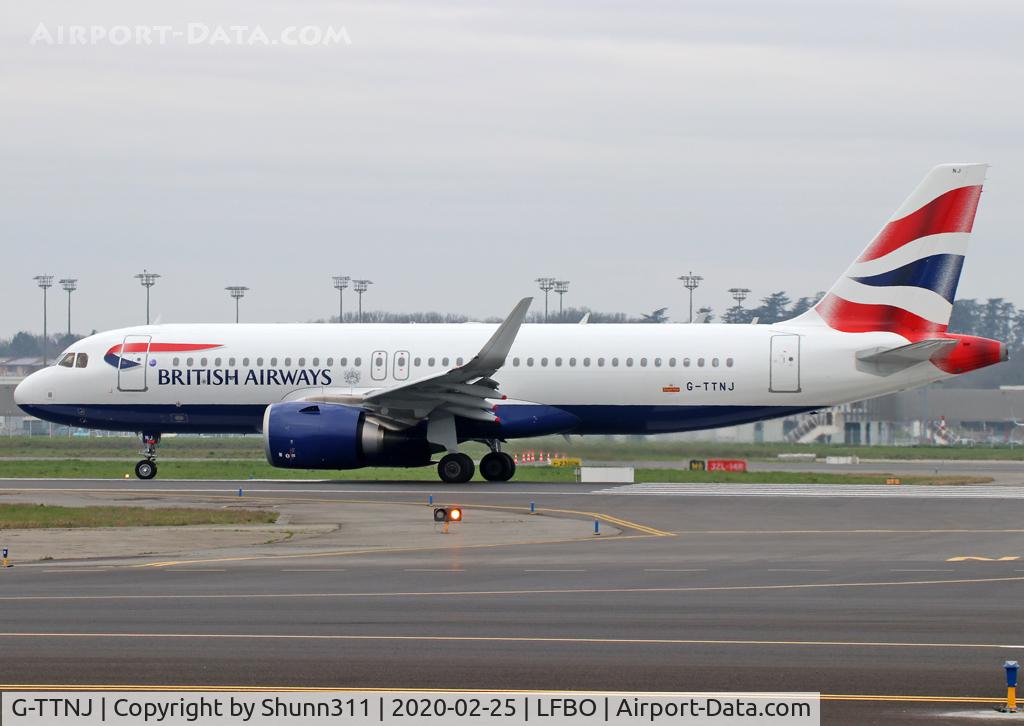 G-TTNJ, 2018 Airbus A320-251N C/N 8772, Ready for take off from rwy 14L