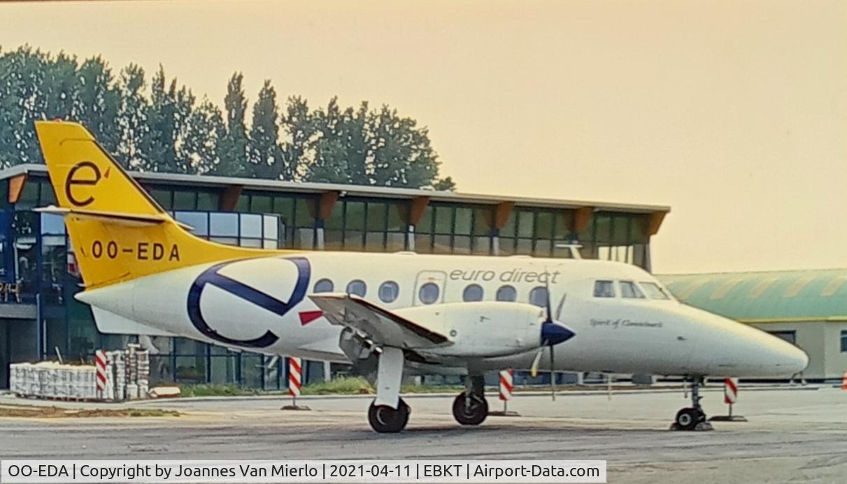 OO-EDA, 1988 British Aerospace BAe-3109 Jetstream 31 C/N 838, scan from slide