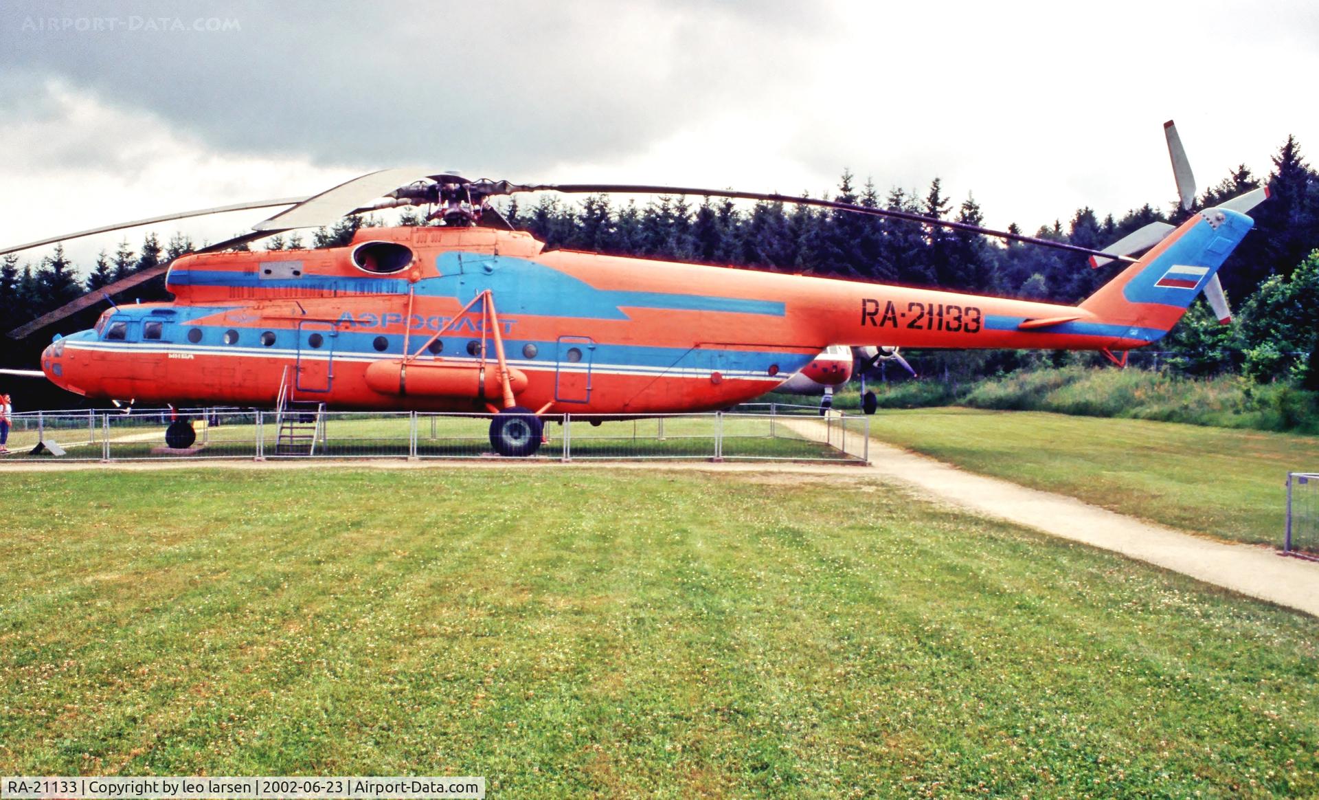 RA-21133, 1971 Mil Mi-6A C/N 715309, Hermeskeil Museum 23.6.2002