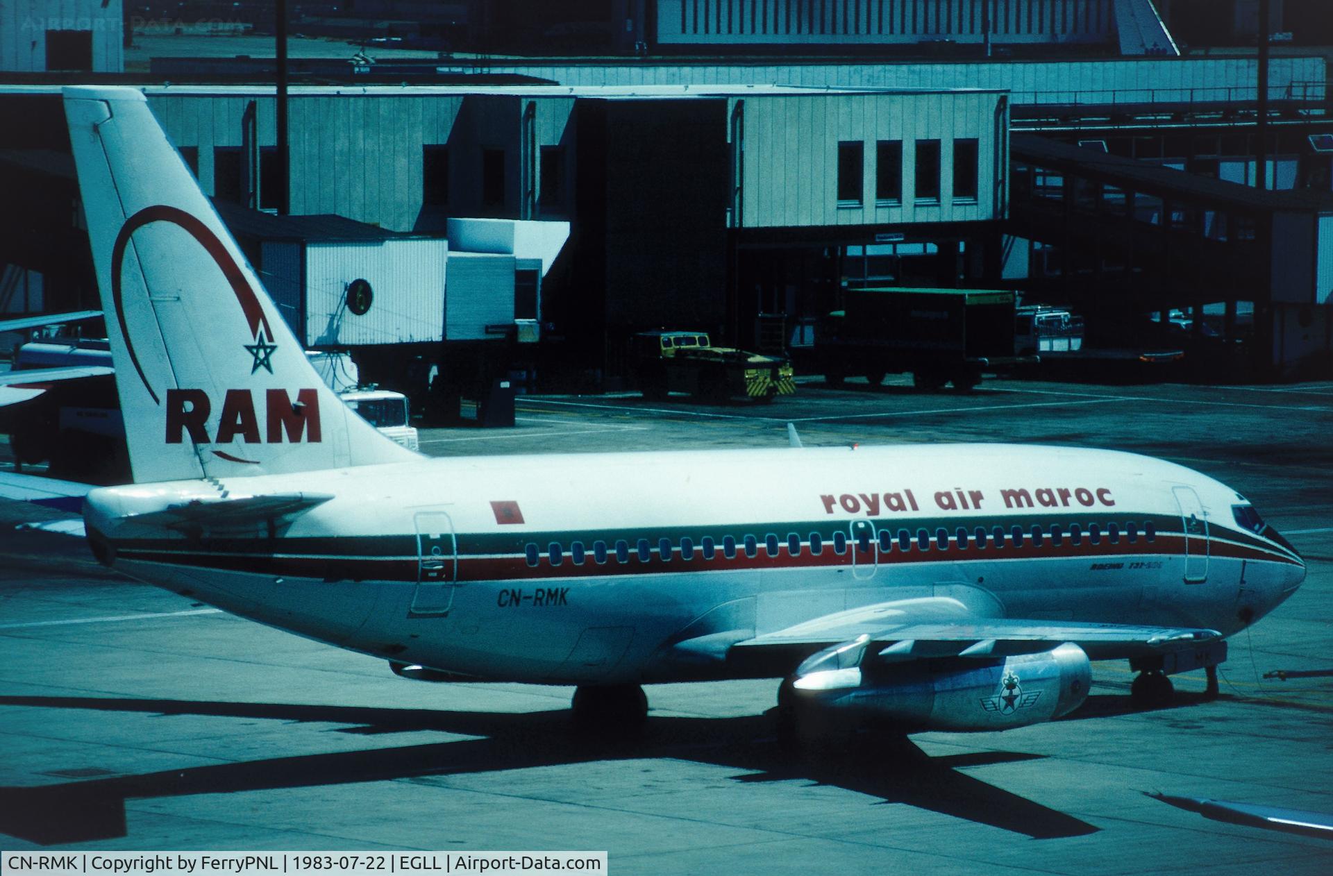 CN-RMK, 1976 Boeing 737-2B6 C/N 21216, RAM B732