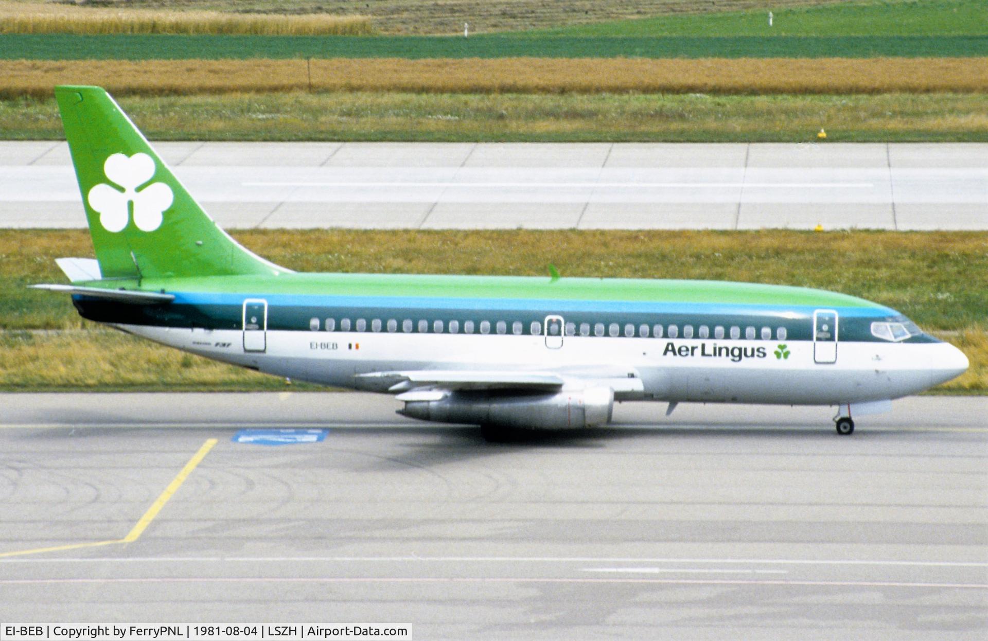 EI-BEB, 1979 Boeing 737-248 C/N 21714, Aer Lingus B732 taxiing for departure
