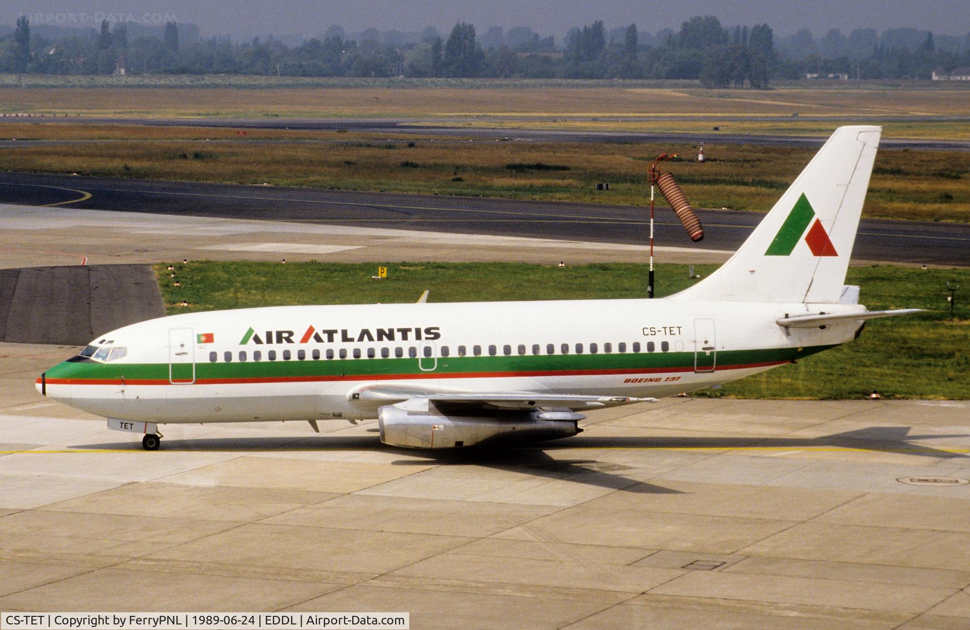 CS-TET, 1980 Boeing 737-2K9 C/N 22415, Arrival of Air Atlantis B732