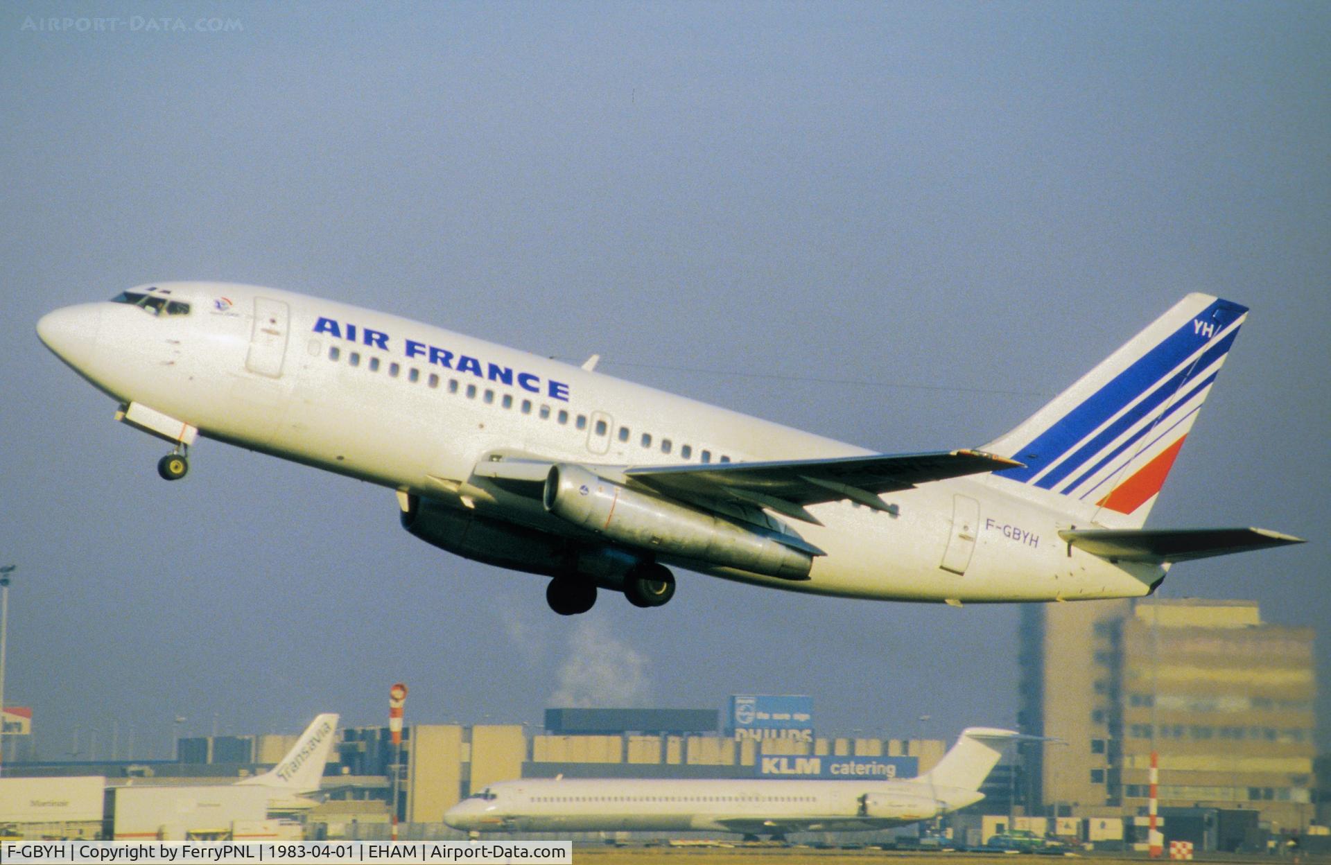 F-GBYH, 1983 Boeing 737-228 C/N 23007, Air France B732 taking-off