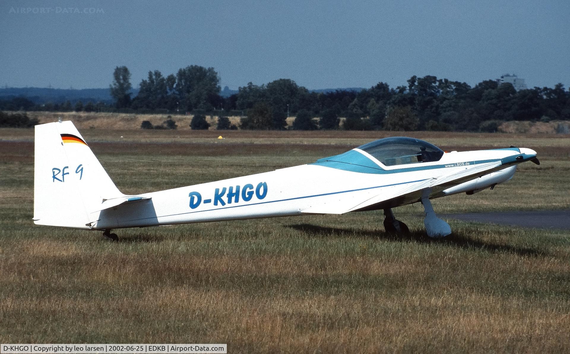 D-KHGO, Fournier RF-9 C/N 9021, Bonn/Hangelar 25.6.2002