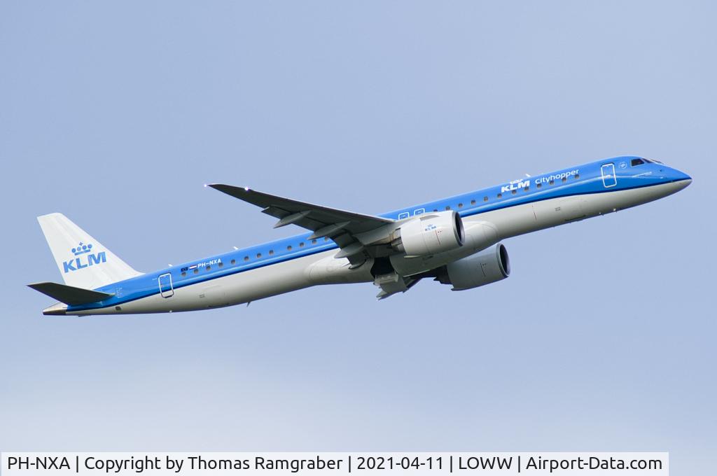 PH-NXA, 2021 Embraer E195-E2 (ERJ-190-400STD) C/N 19020045, KLM Embraer 195-E2