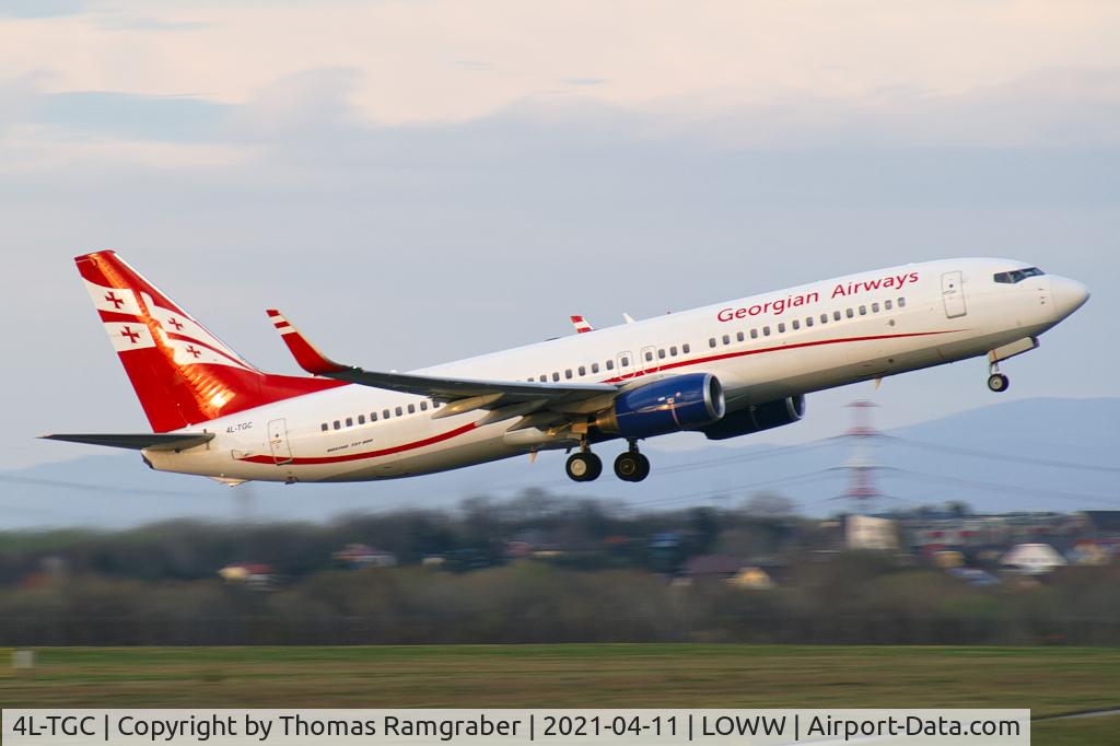 4L-TGC, 2007 Boeing 737-8FH C/N 35092, Georgian Airways Boeing 737-800