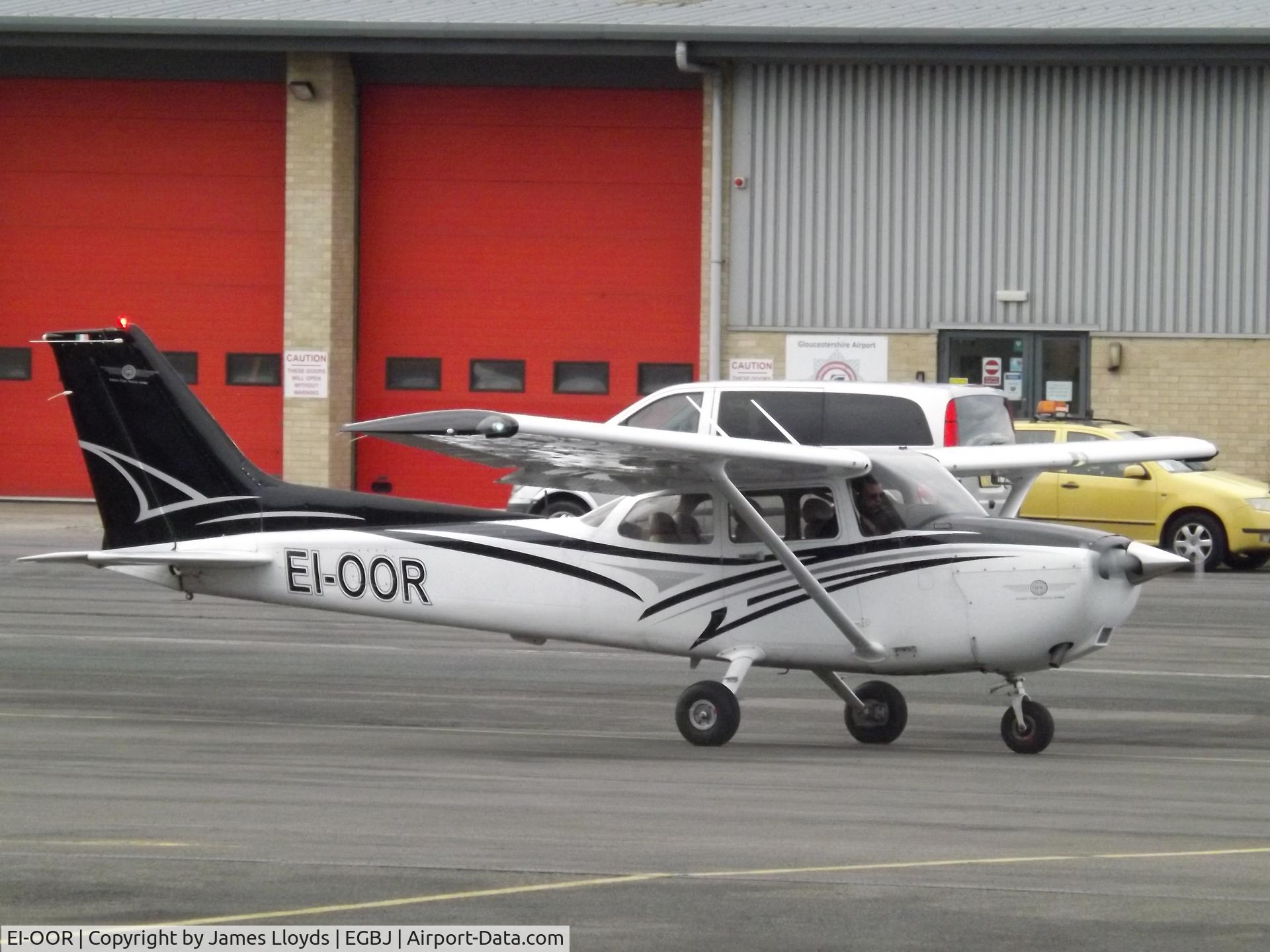EI-OOR, 2006 Cessna 172S C/N 172S10374, Taxing out from Gloucestershire Airport