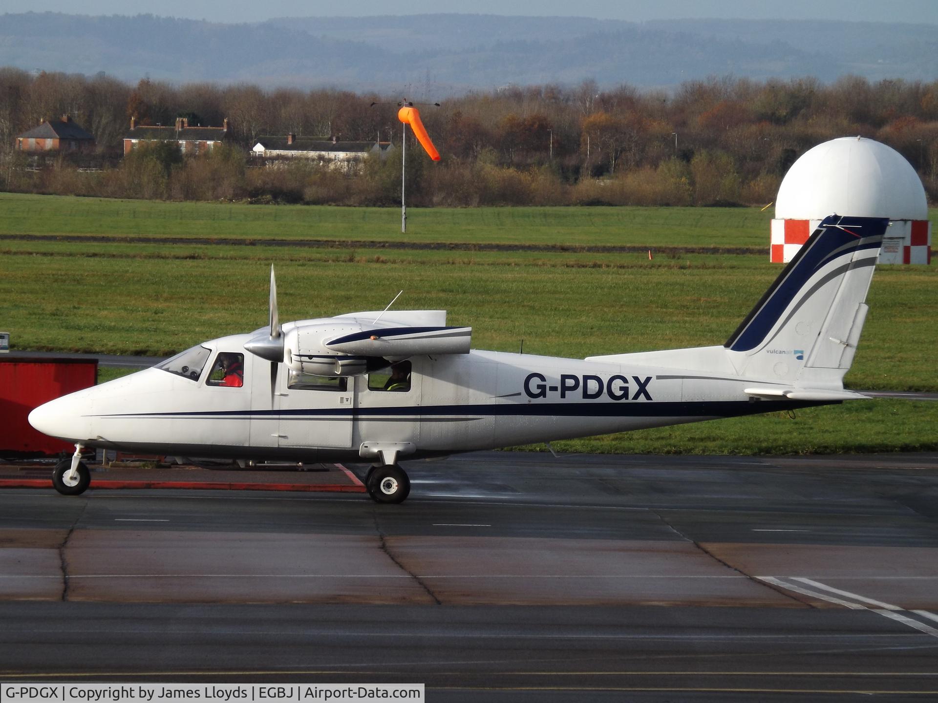 G-PDGX, 2015 Vulcanair P-68R Victor C/N 483-50, At Gloucestershire Airport.