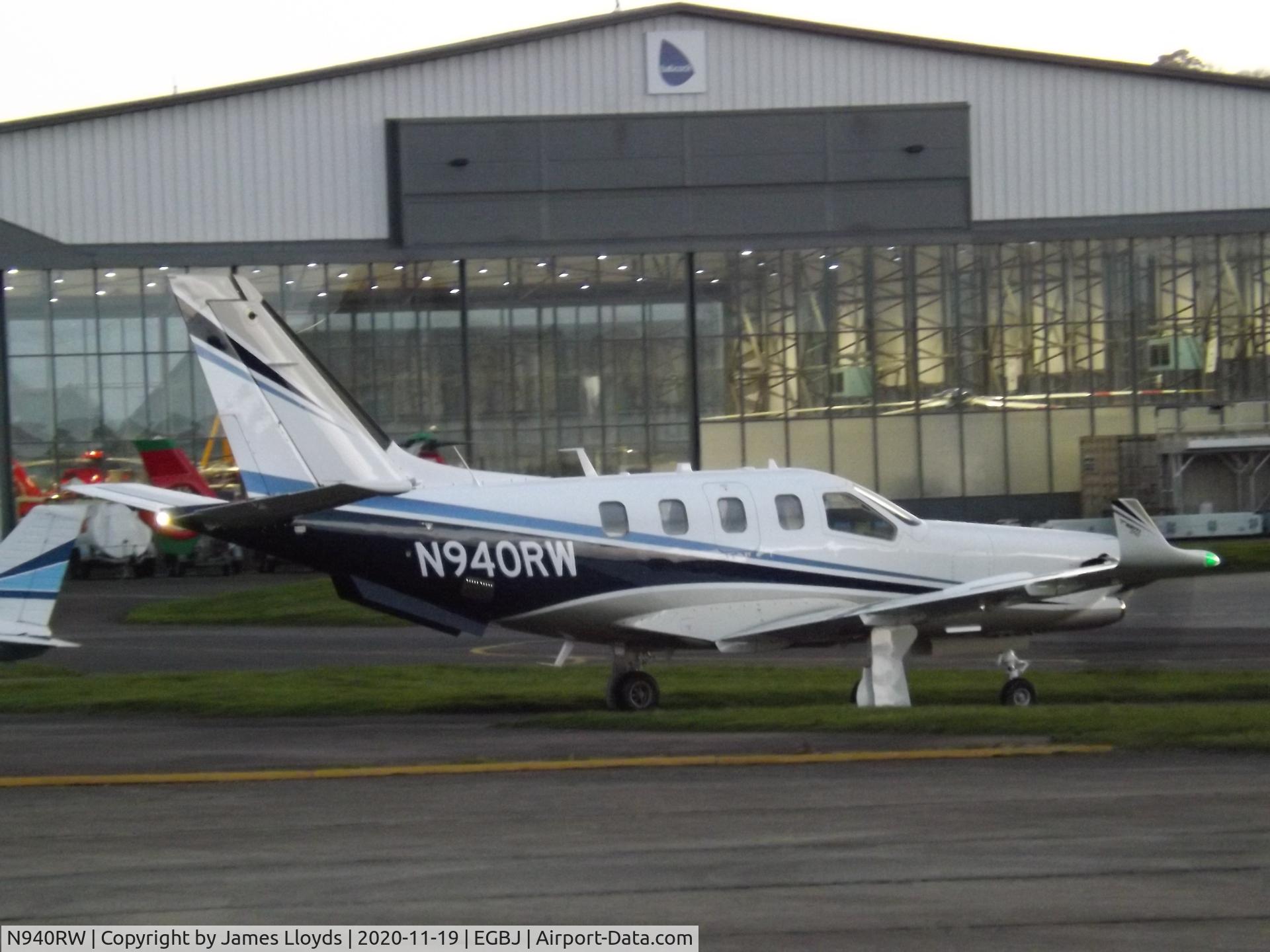 N940RW, 2019 Daher TBM-940 C/N 1303, At Gloucestershire Airport.