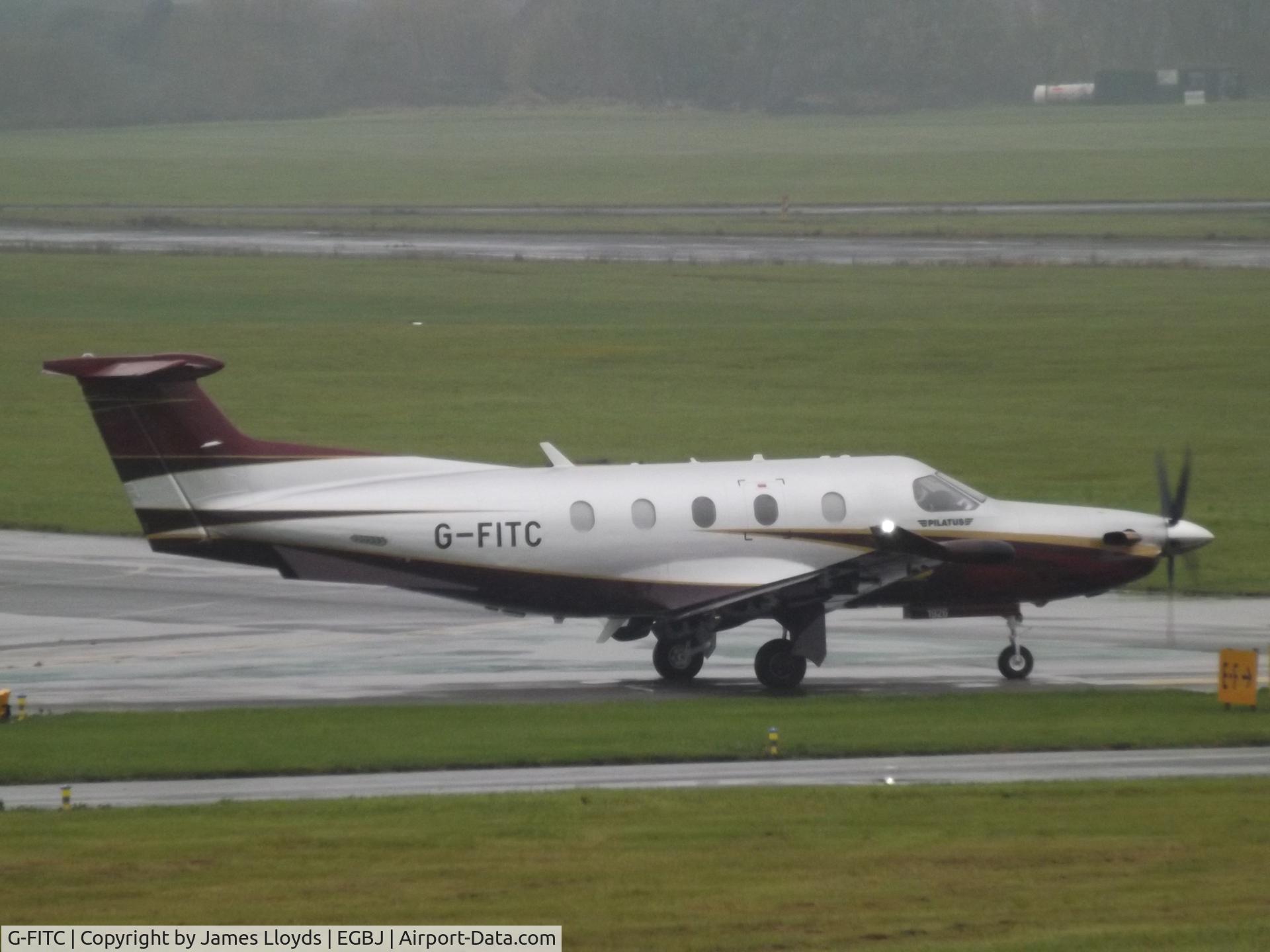 G-FITC, 2019 Pilatus PC-12/47E C/N 1926, At Gloucestershire Airport.