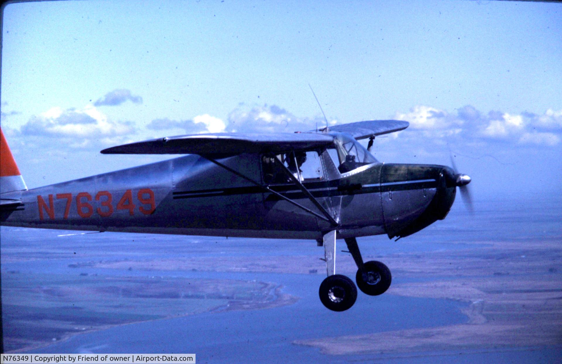N76349, 1946 Cessna 120 C/N 10766, N76349 in 1976, which I owned at the time.