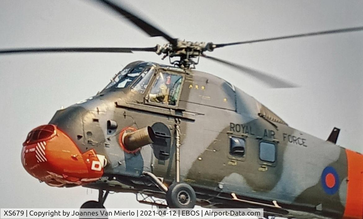 XS679, 1965 Westland Wessex HC.2 C/N WA198, scan from slide