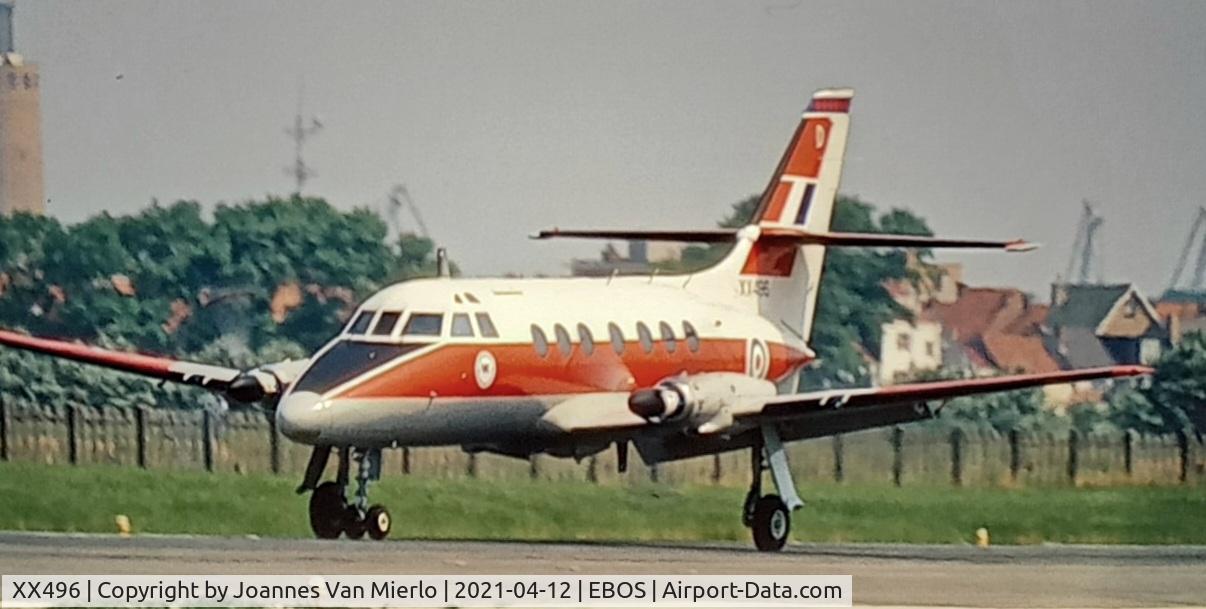 XX496, 1975 Scottish Aviation HP-137 Jetstream T.1 C/N 276, scan from slide