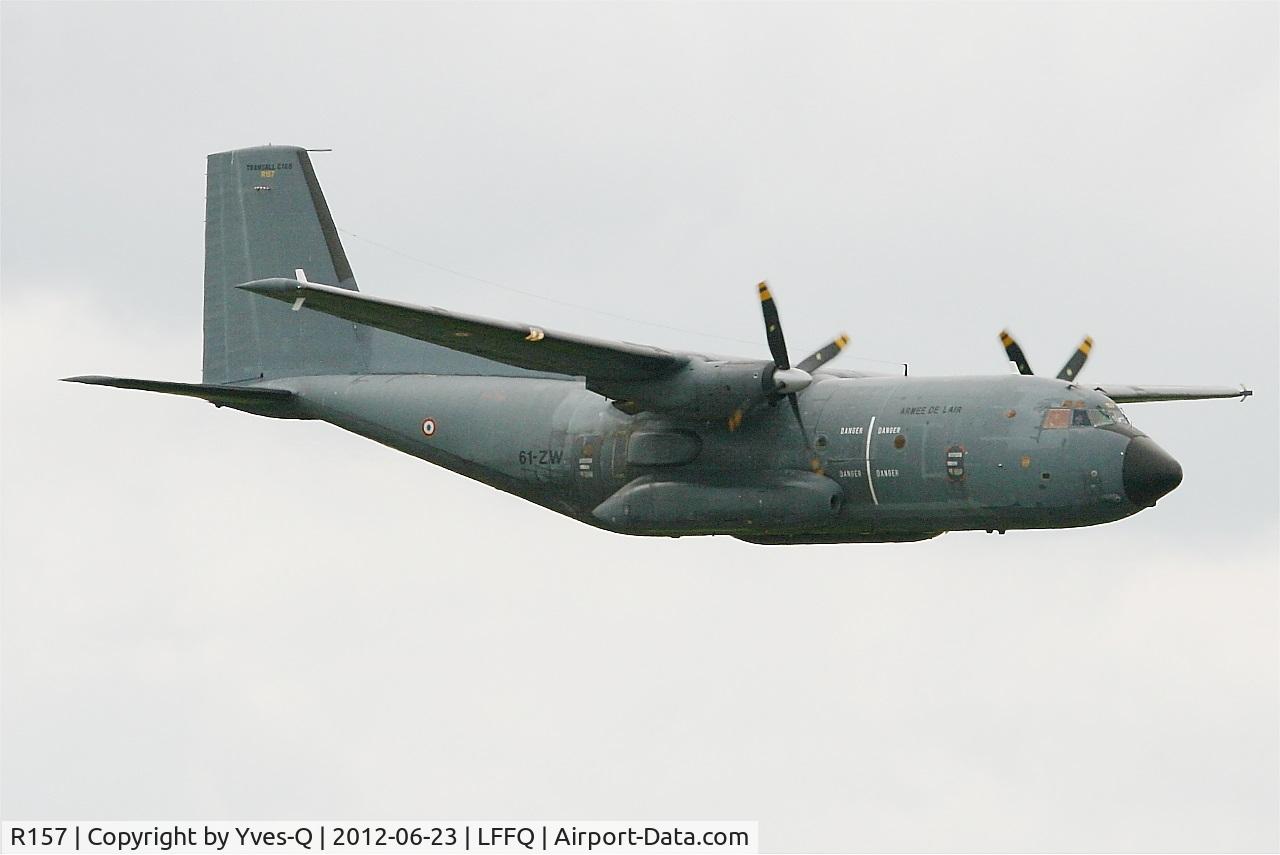 R157, Transall C-160R C/N 157, Transall C-160R, On display, Evreux-Fauville Air Base 105 (LFOE) open day 2012