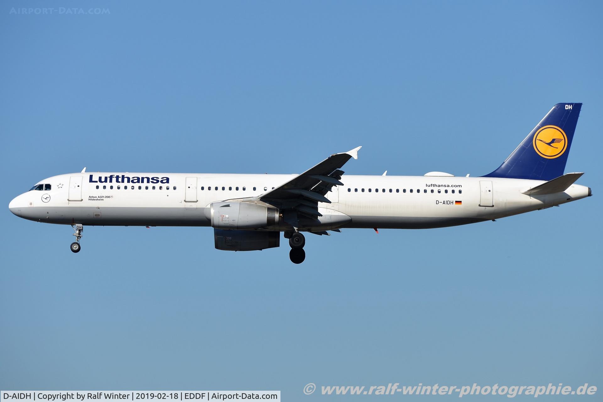 D-AIDH, 2011 Airbus A321-231 C/N 4710, Airbus A321-231 - LH DLH Lufthansa - 4710 - D-AIDH - 18.02.2019 - FRA
