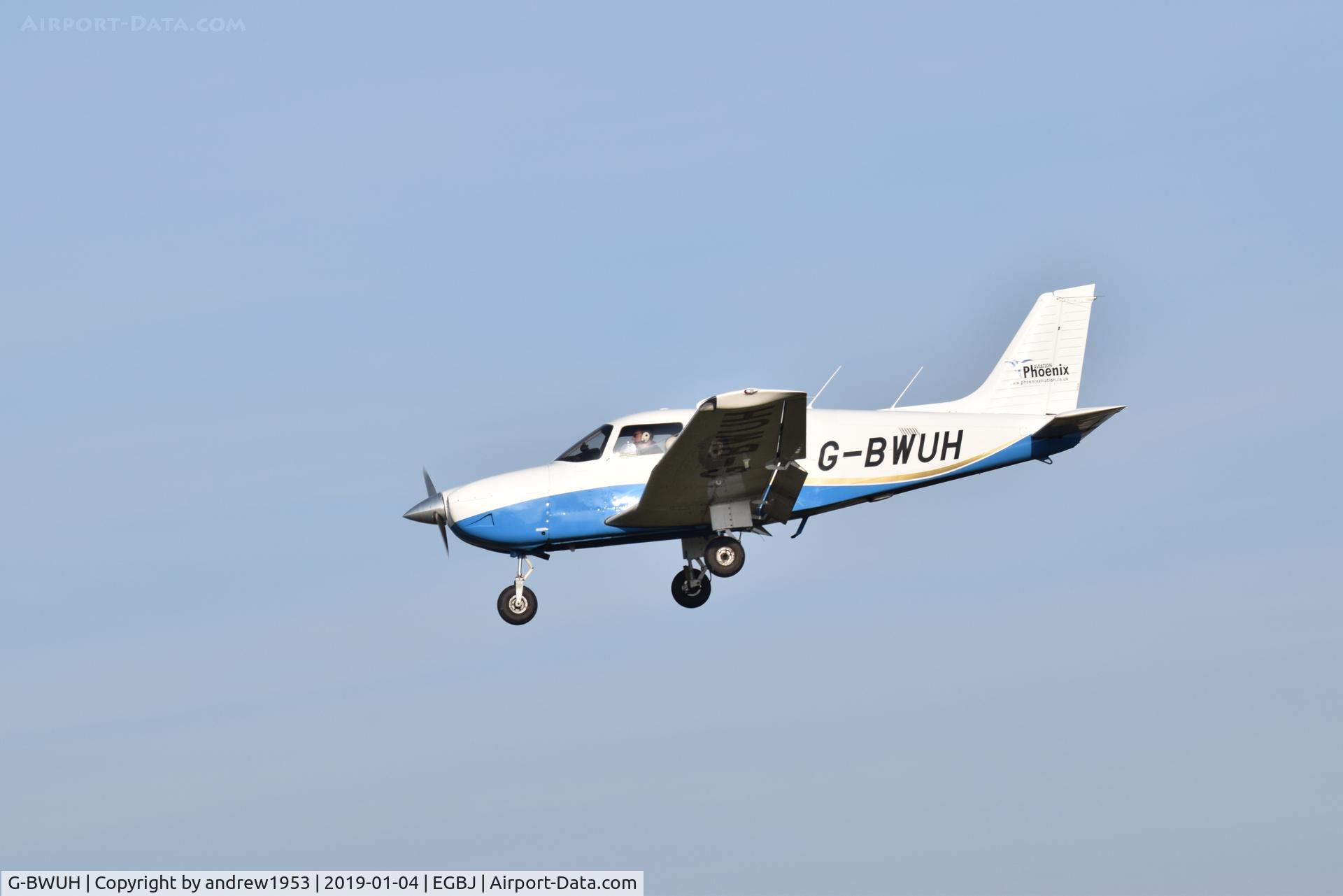 G-BWUH, 1996 Piper PA-28-181 Cherokee Archer III C/N 2843048, G-BWUH at Gloucestershire Airport.