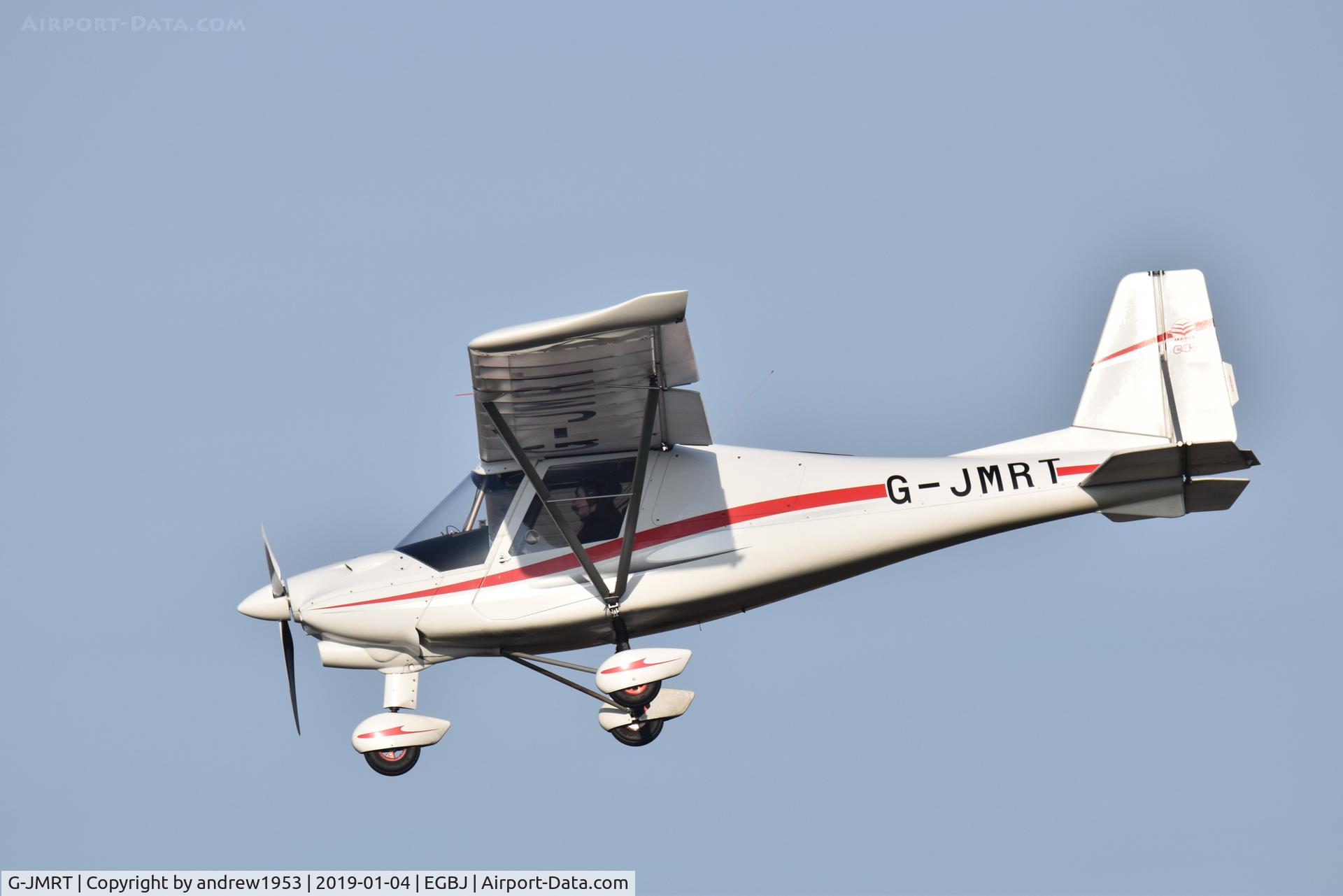 G-JMRT, 2017 Comco Ikarus C42 FB80 Bravo C/N 1705-7502, G-JMRT at Gloucestershire Airport.
