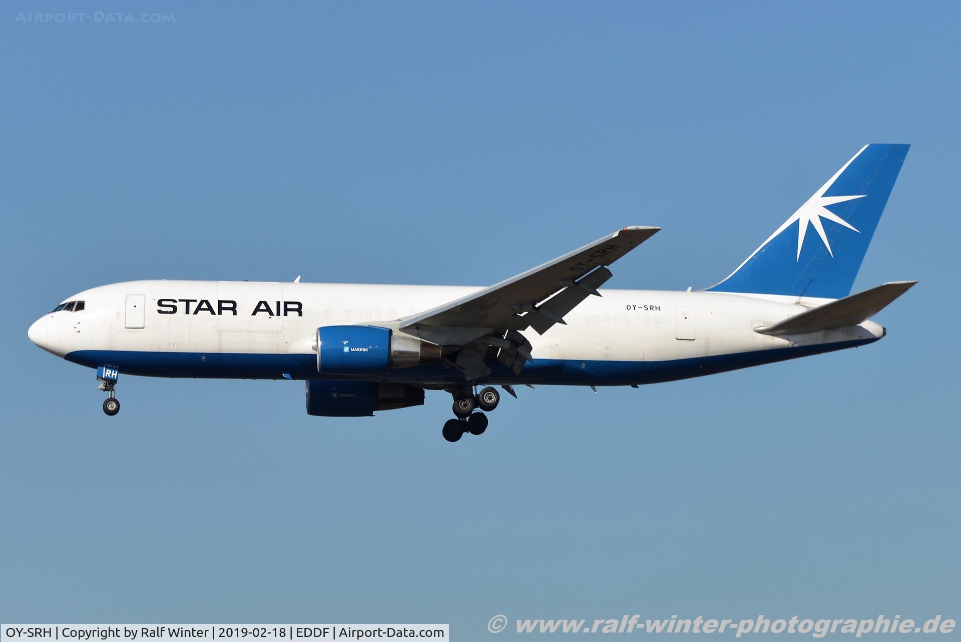 OY-SRH, 1989 Boeing 767-204 C/N 24457, Boeing 767-204ER-F - DQ SRR Star Air - 24457 - OY-SRH - 18.02.2019 - FRA