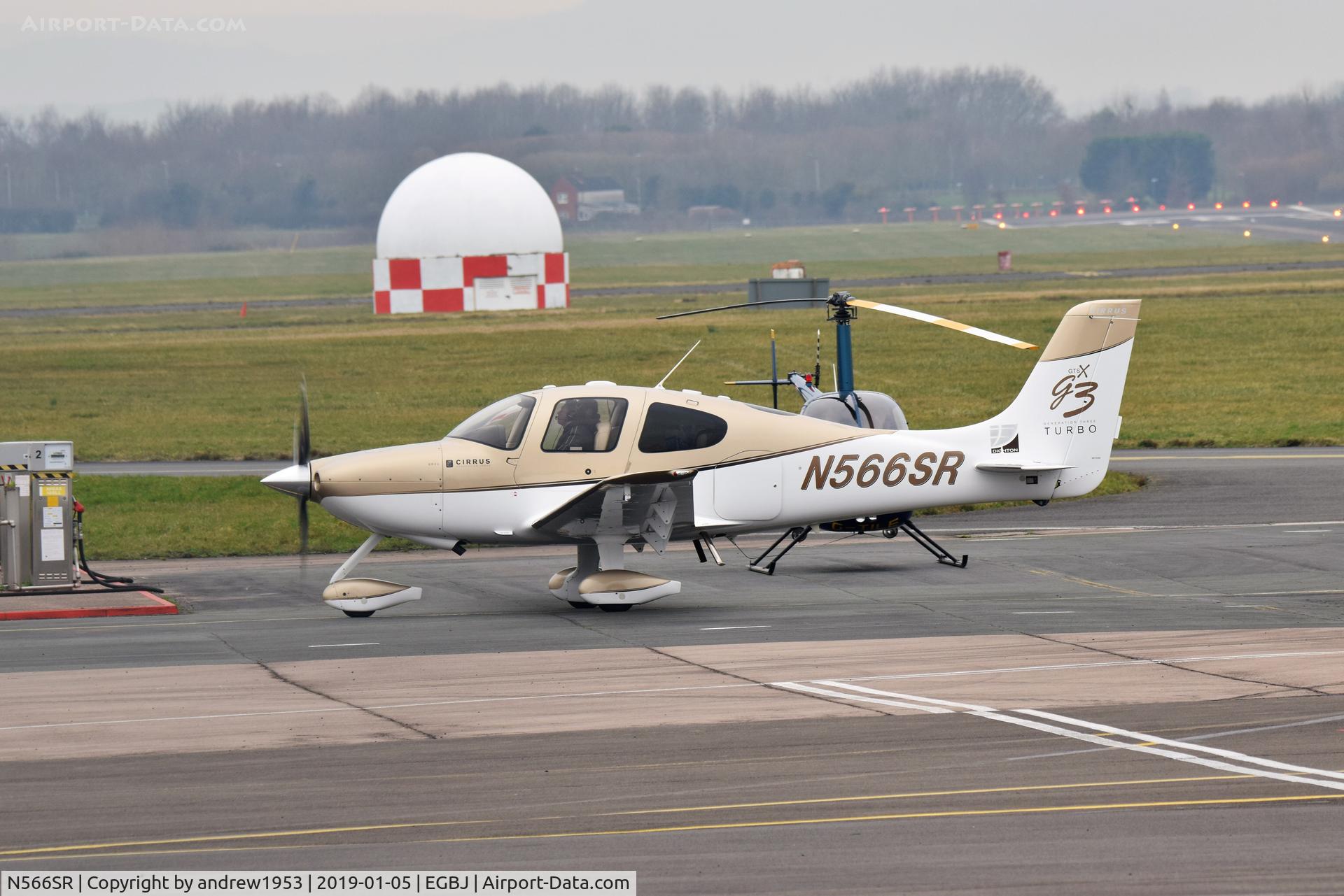 N566SR, 2007 Cirrus SR22 C/N 2864, N566SR at Gloucestershire Airport.
