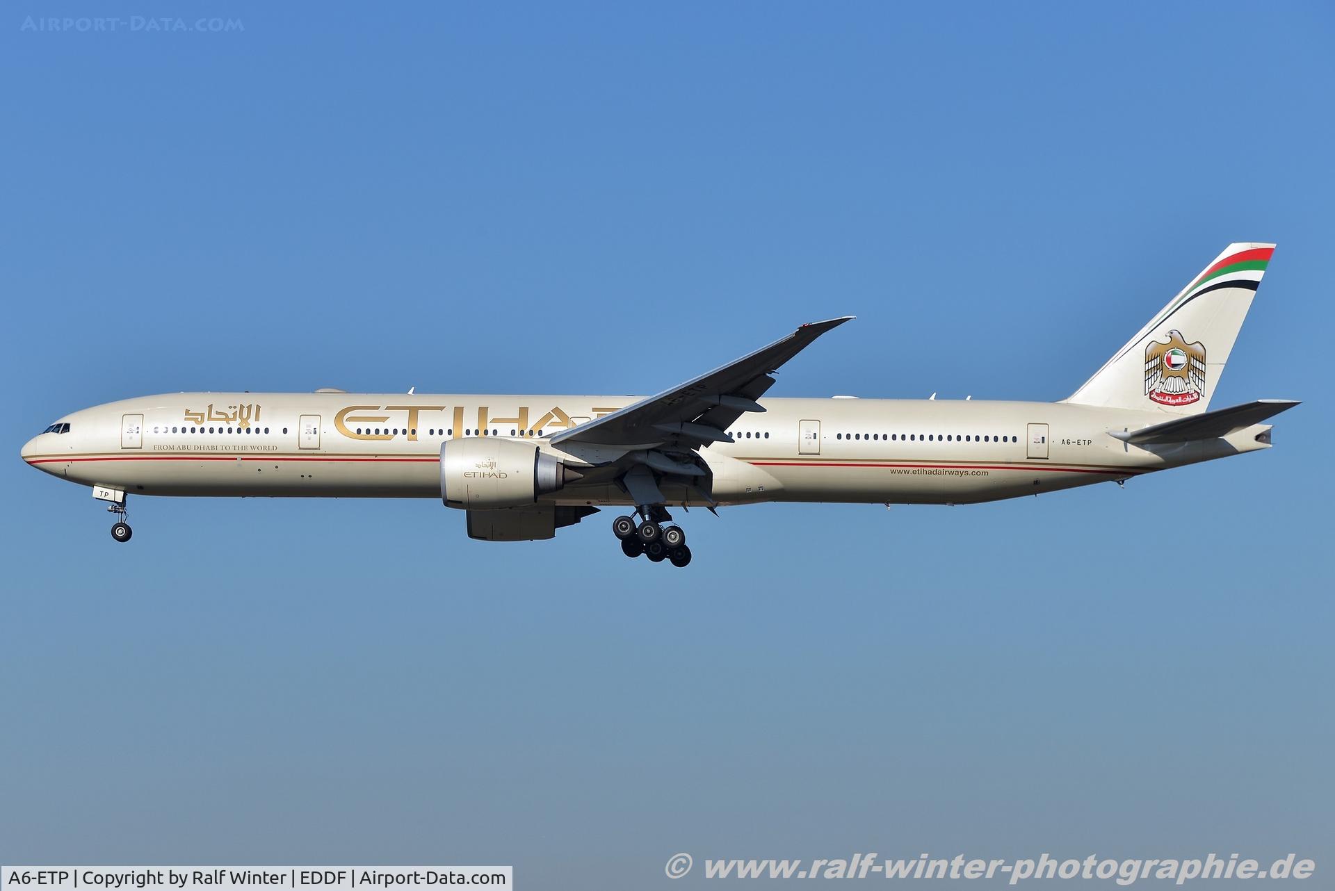 A6-ETP, 2013 Boeing 777-3FX/ER C/N 41699, Boeing 777-3FXER - EY ETD Etihad Airways - 41699 - A6-ETP - 18.02.2019 - FRA