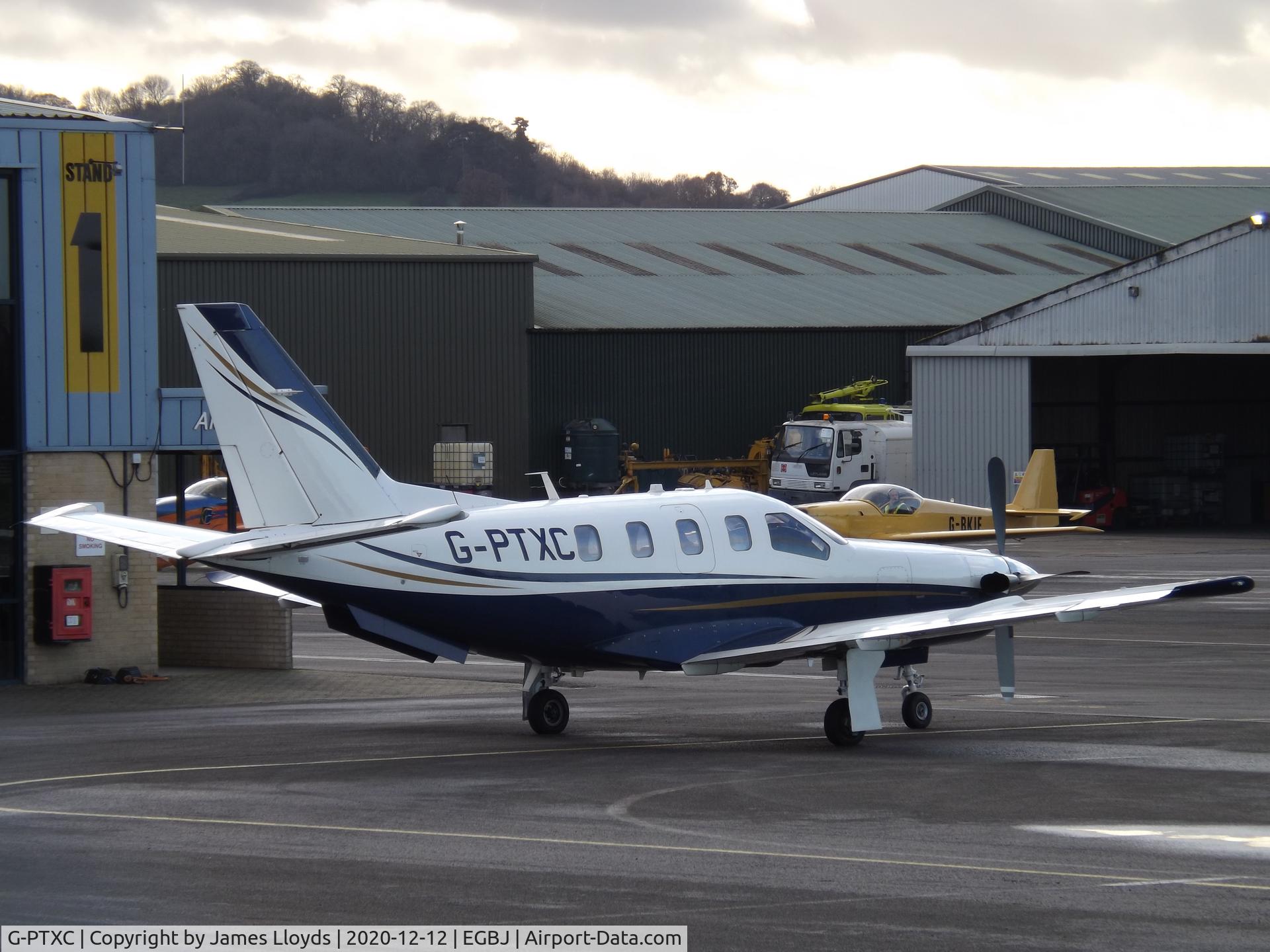 G-PTXC, 2005 Socata TBM-700C-2 C/N 321, At Gloucestershire Airport.