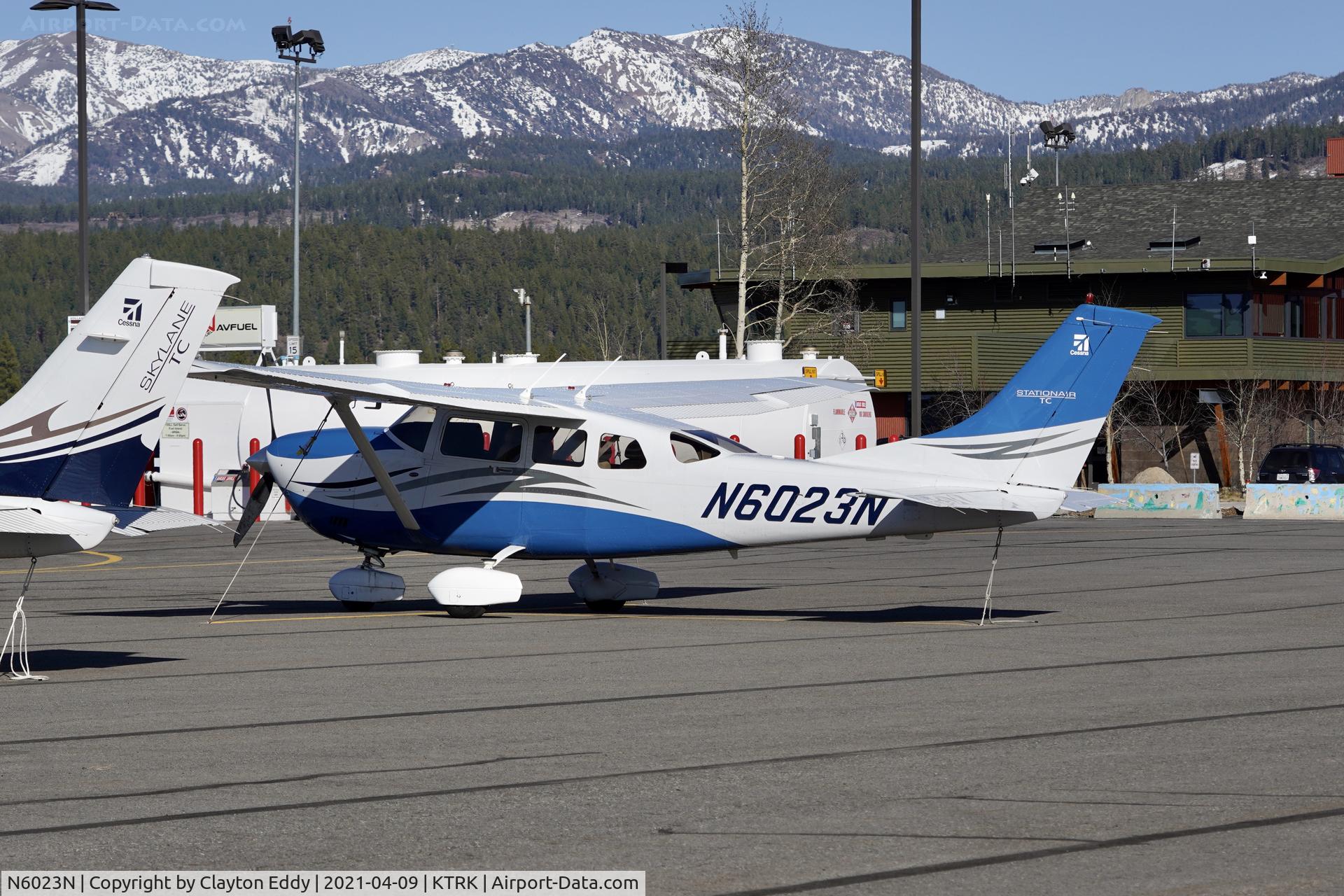 N6023N, 2006 Cessna T206H Turbo Stationair C/N T20608629, Truckee airport in California 2021.