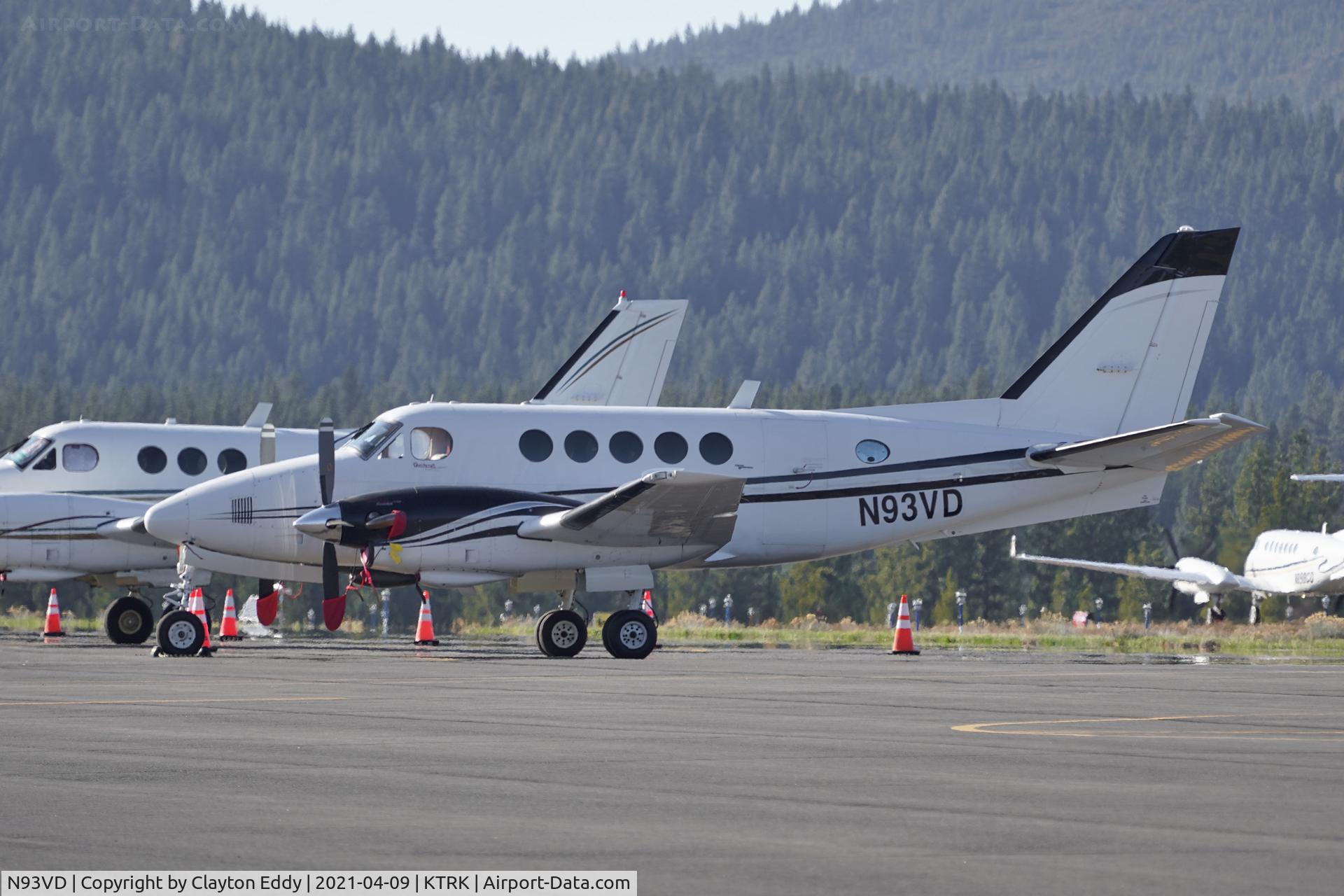 N93VD, 1972 Beechcraft King Air 100 C/N B-118, Truckee airport in California 2021.