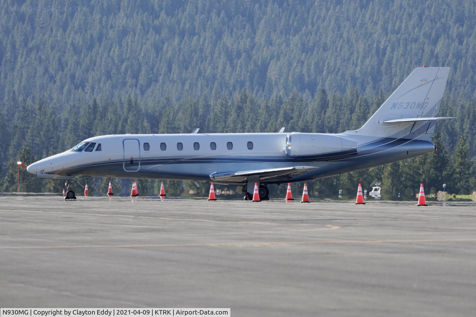 N930MG, 2007 Cessna 680 Citation Sovereign C/N 680-0152, Truckee airport in California 2021.