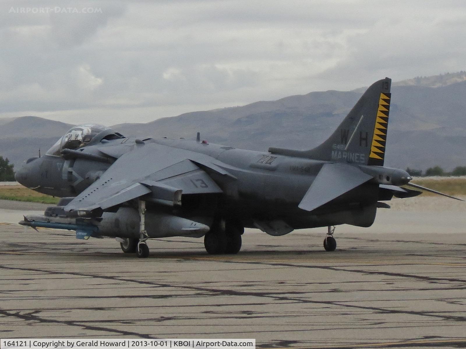 164121, McDonnell Douglas AV-8B Harrier II C/N 198, Parked on south GA ramp.