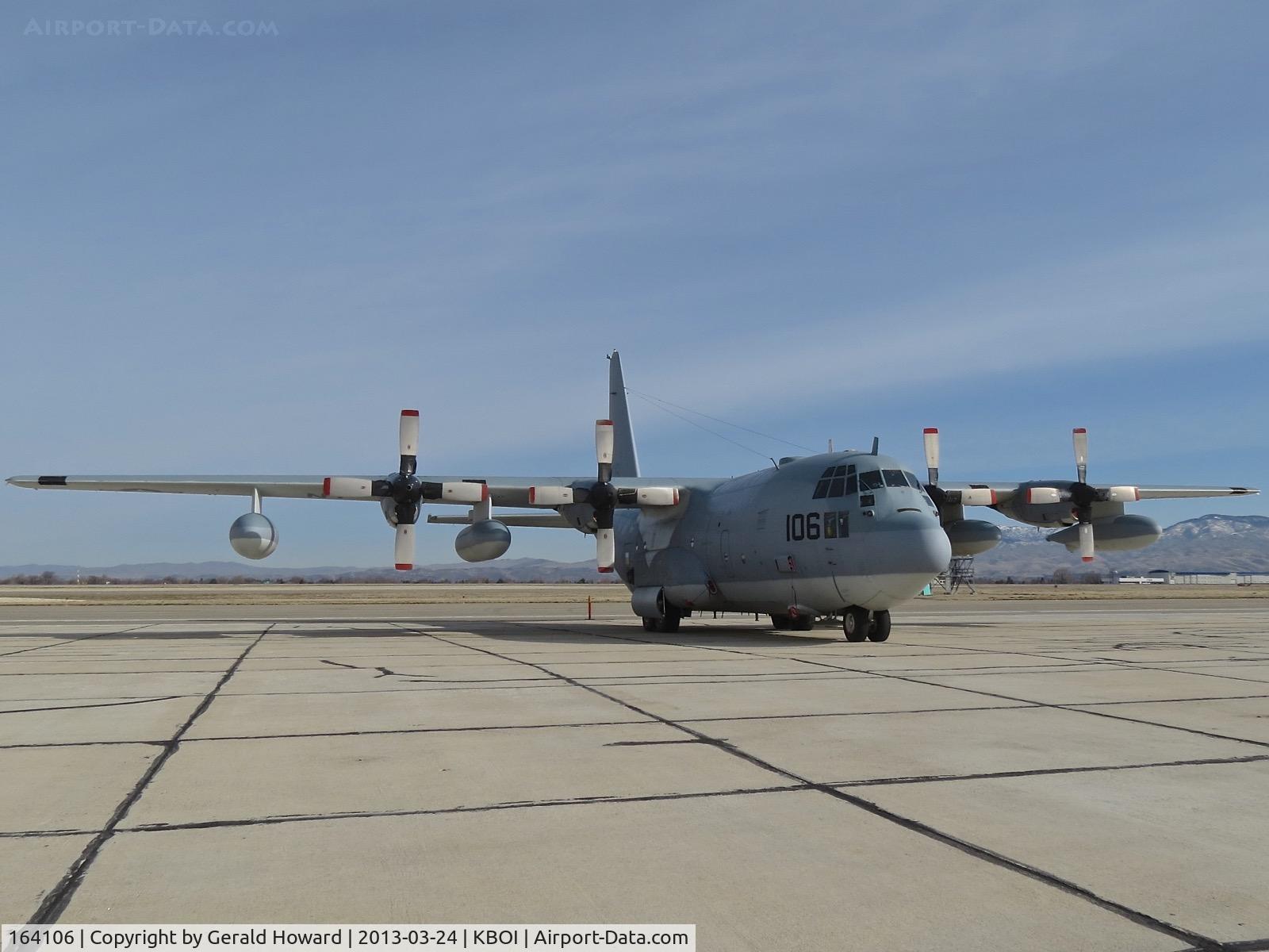 164106, 1988 Lockheed KC-130T Hercules C/N 382-5149, Parked on south GA ramp.