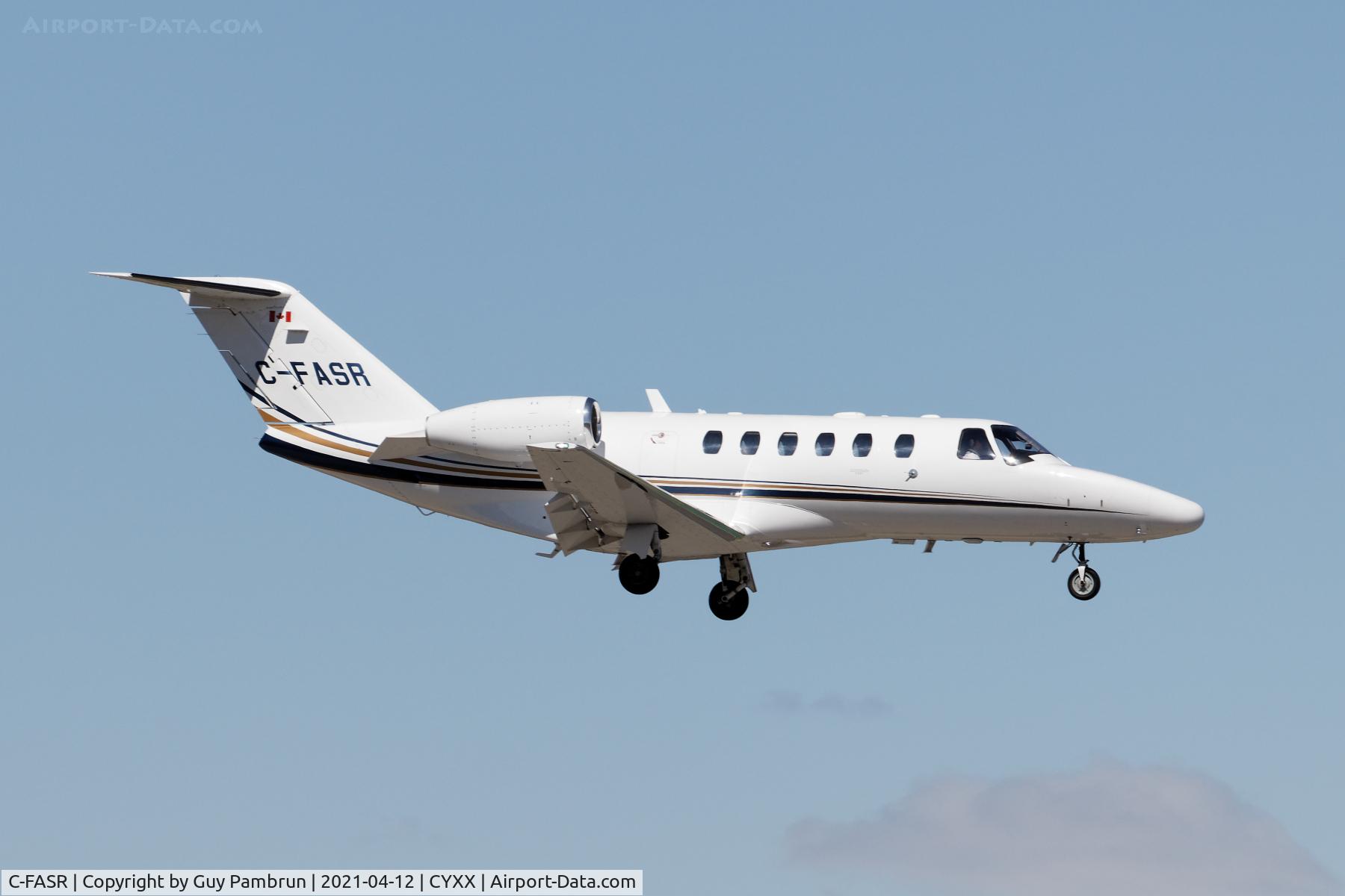 C-FASR, 2014 Cessna 525A C/N 525A0524, Landing on 07