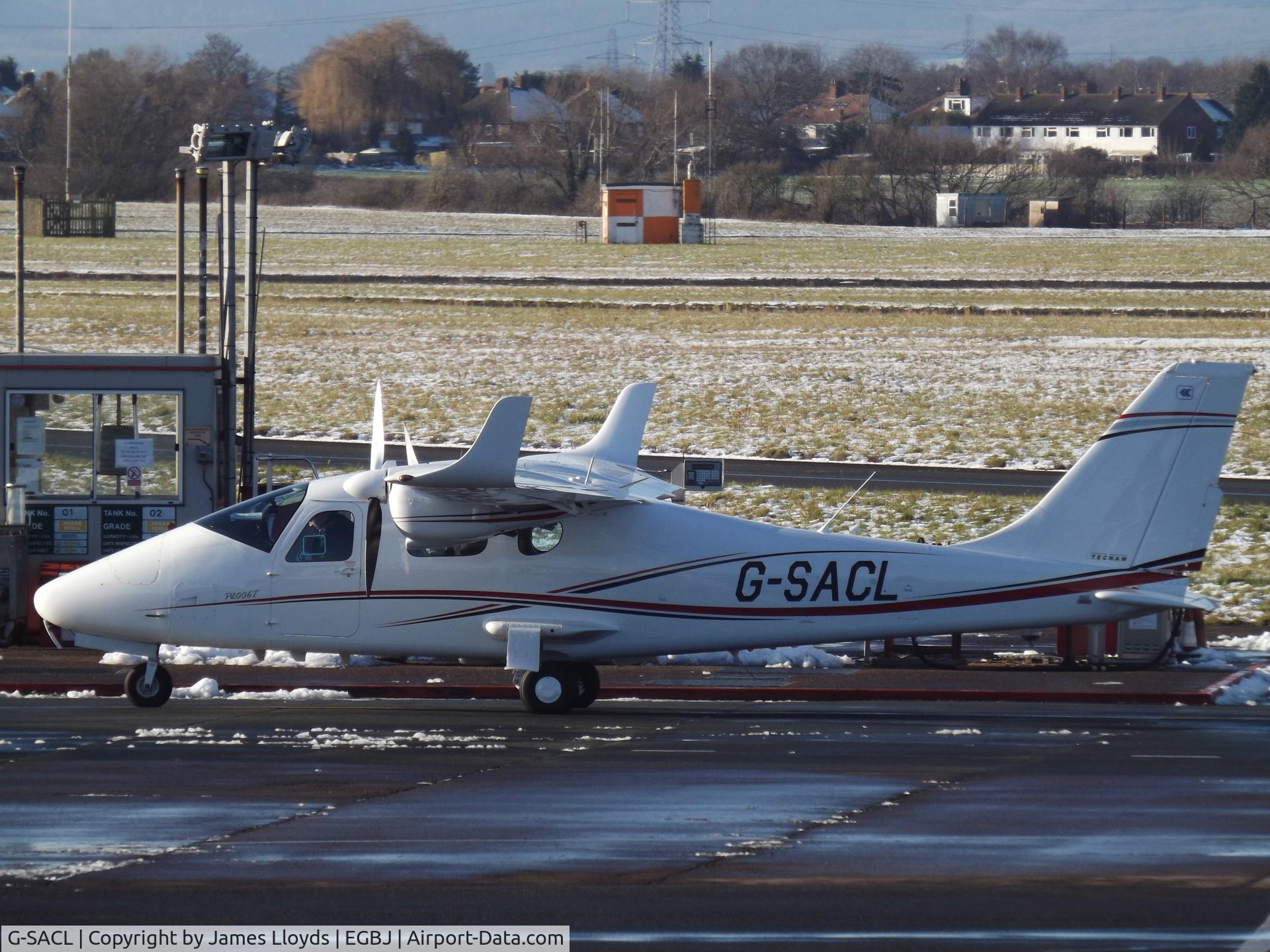 G-SACL, 2016 Tecnam P-2006T C/N 152, At Gloucestershire Airport.