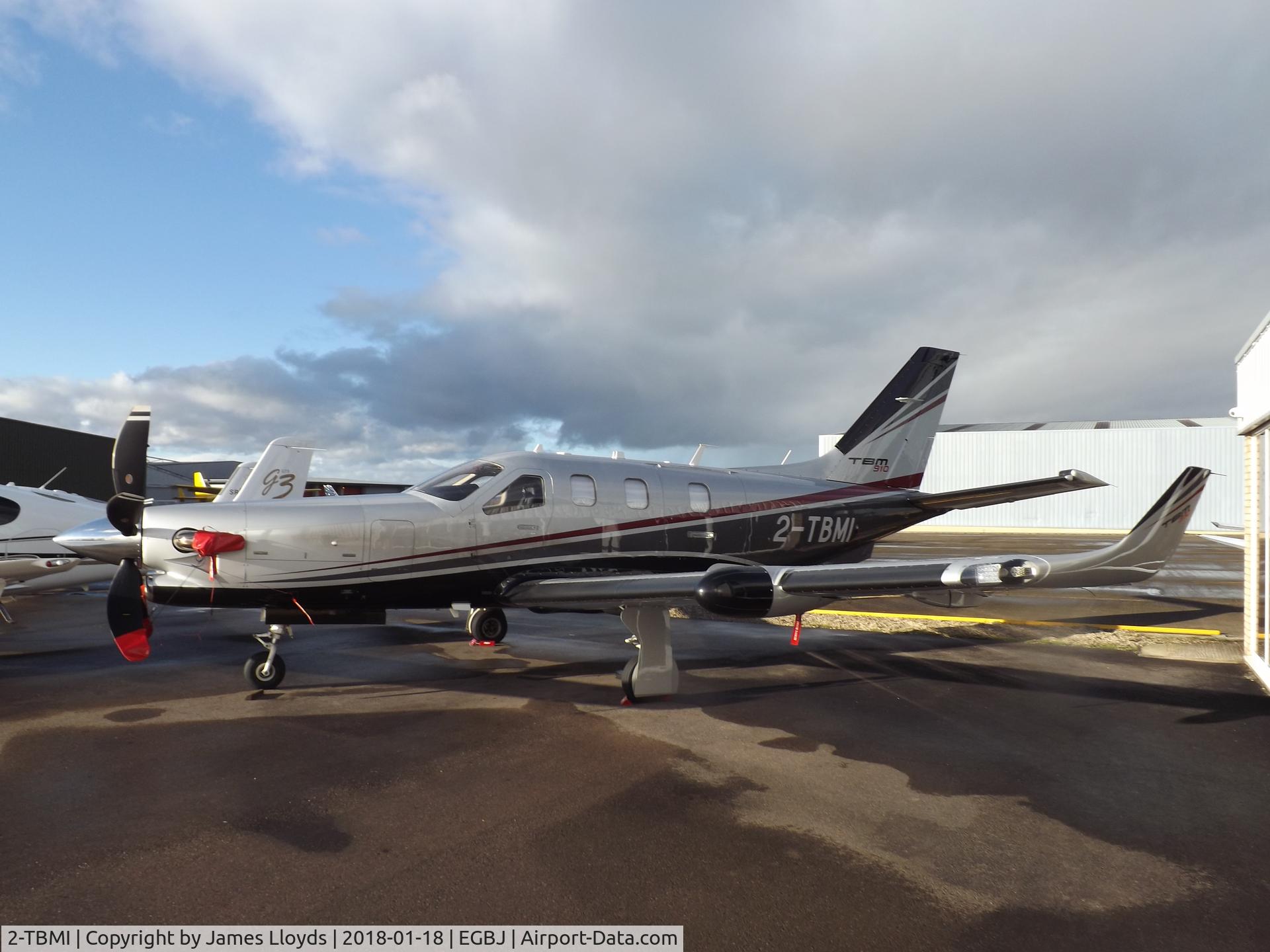 2-TBMI, 2017 Socata TBM-910 C/N 1182, At Gloucestershire Airport.
