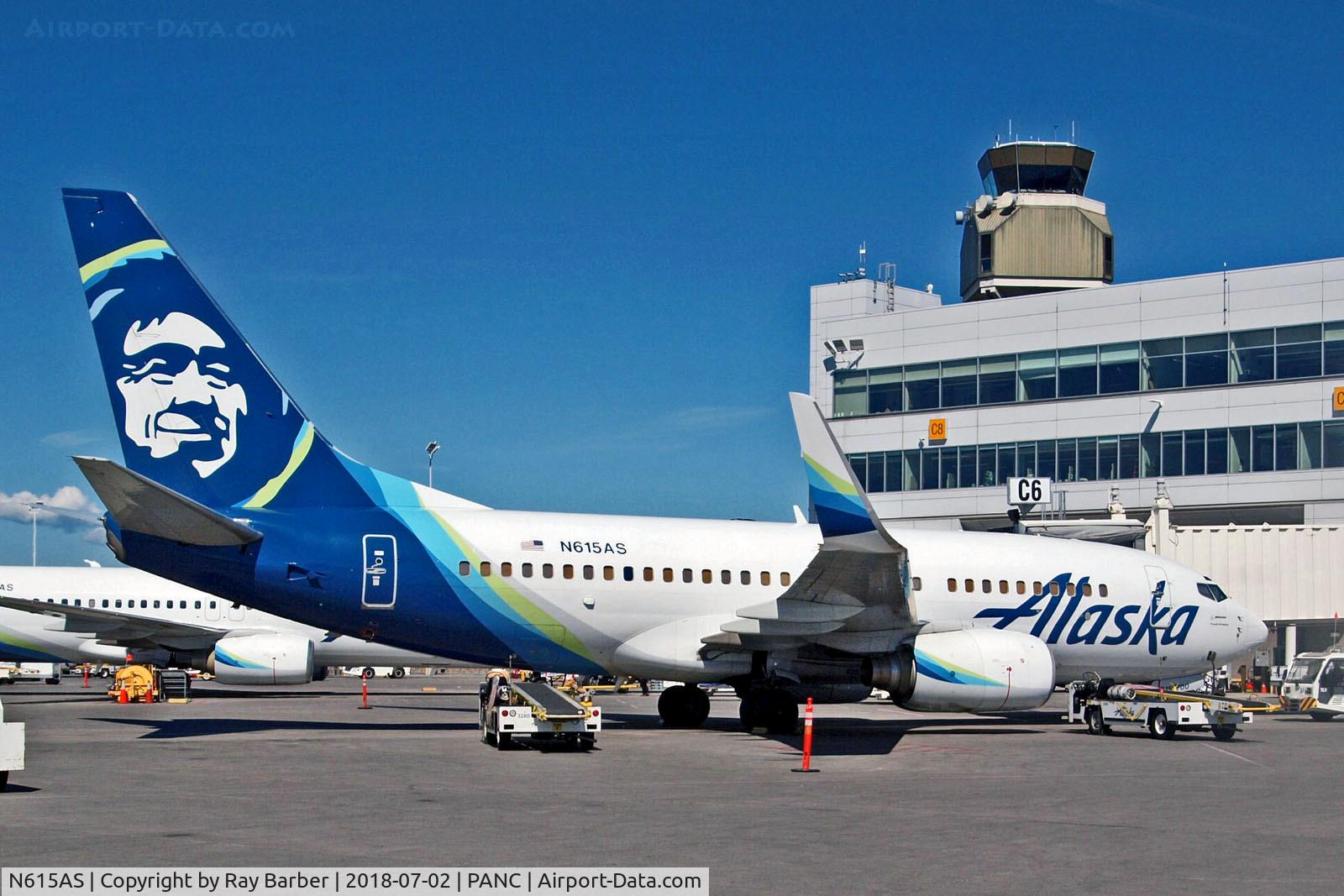 N615AS, 2000 Boeing 737-790 C/N 30344, N615AS   Boeing 737-790 [30344] (Alaska Airlines) Ted Stevens Anchorage Int'l~N 02/07/2018