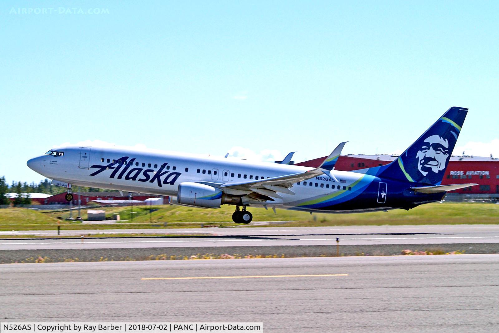 N526AS, 2009 Boeing 737-890 C/N 35196, N526AS   Boeing 737-890 [35196] (Alaska Airlines) Ted Stevens Anchorage Int'l~N 02/07/2018