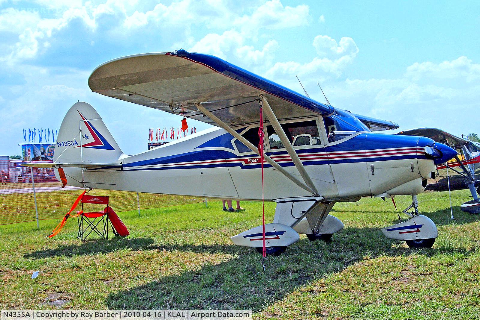 N4355A, 1956 Piper PA-22-150 C/N 22-3711, N4355A   Piper PA-22-150 [22-3711] Lakeland-Linder~N 16/04/2010