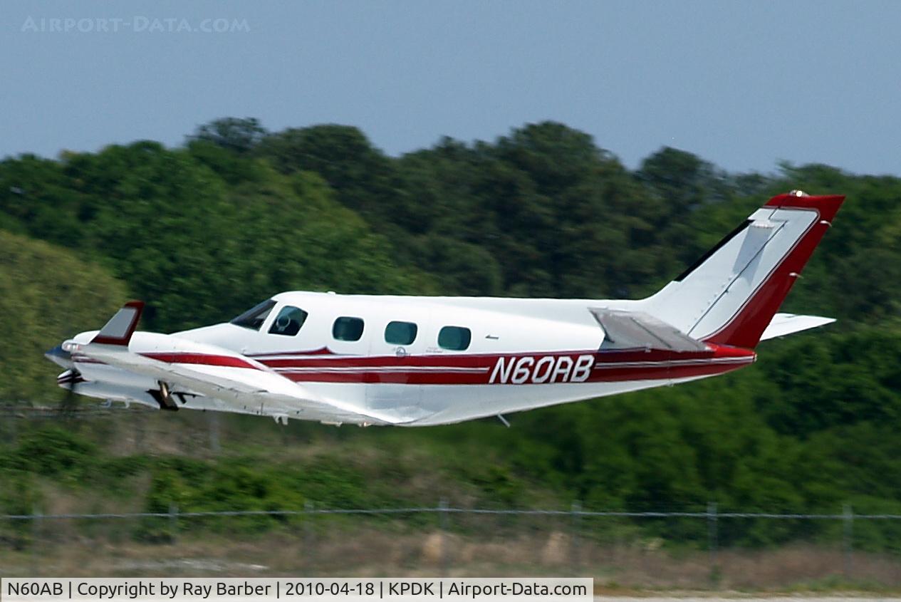N60AB, 1977 Beech B-60 Duke C/N P-432, N60AB   Beech B-60 Duke [P-432] Atlanta-Dekalb Peachtree~N 18/04/2010